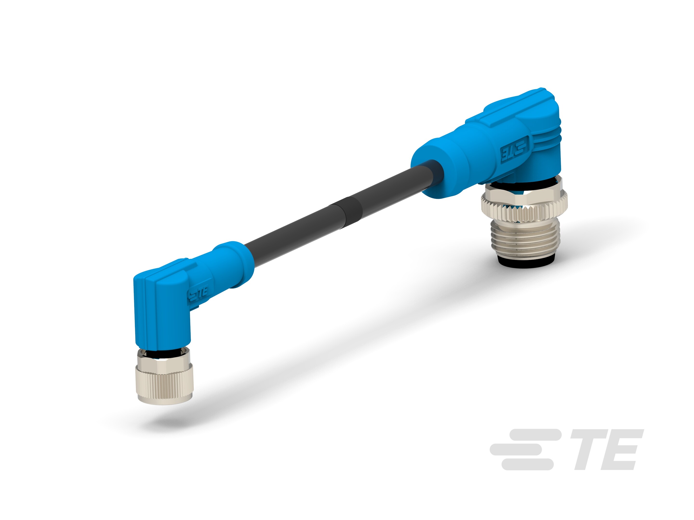 M8 Female to M12 Male Double Ended Cable Assembly-CAT-SE594-M1Q