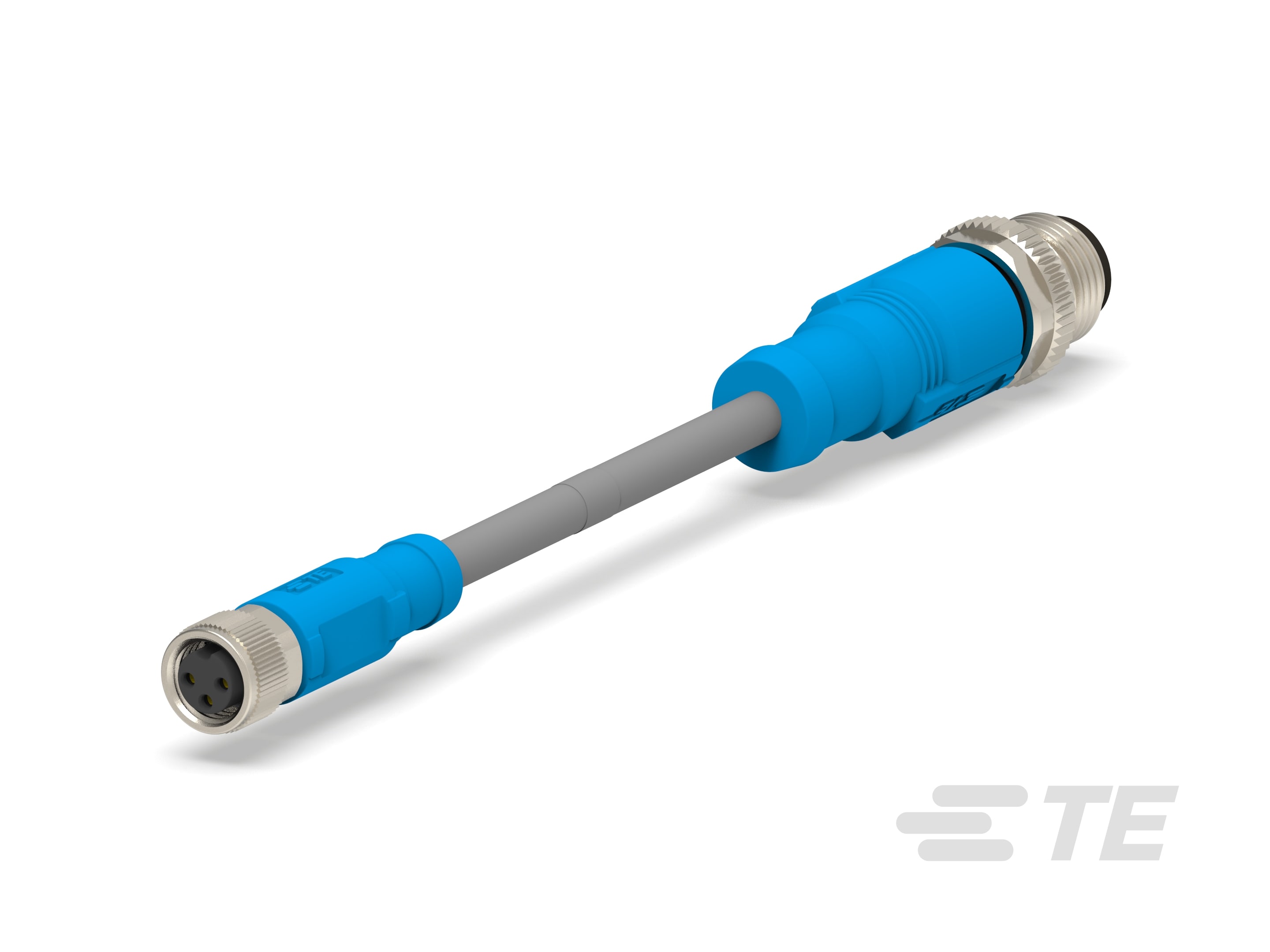M8 Female Straight to M12 Male Straight Cable Assembly-CAT-SE594-M1S