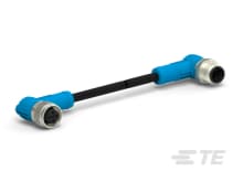 M12 A-Code Male to Female Double Ended Cable-CAT-SE594-M1TT