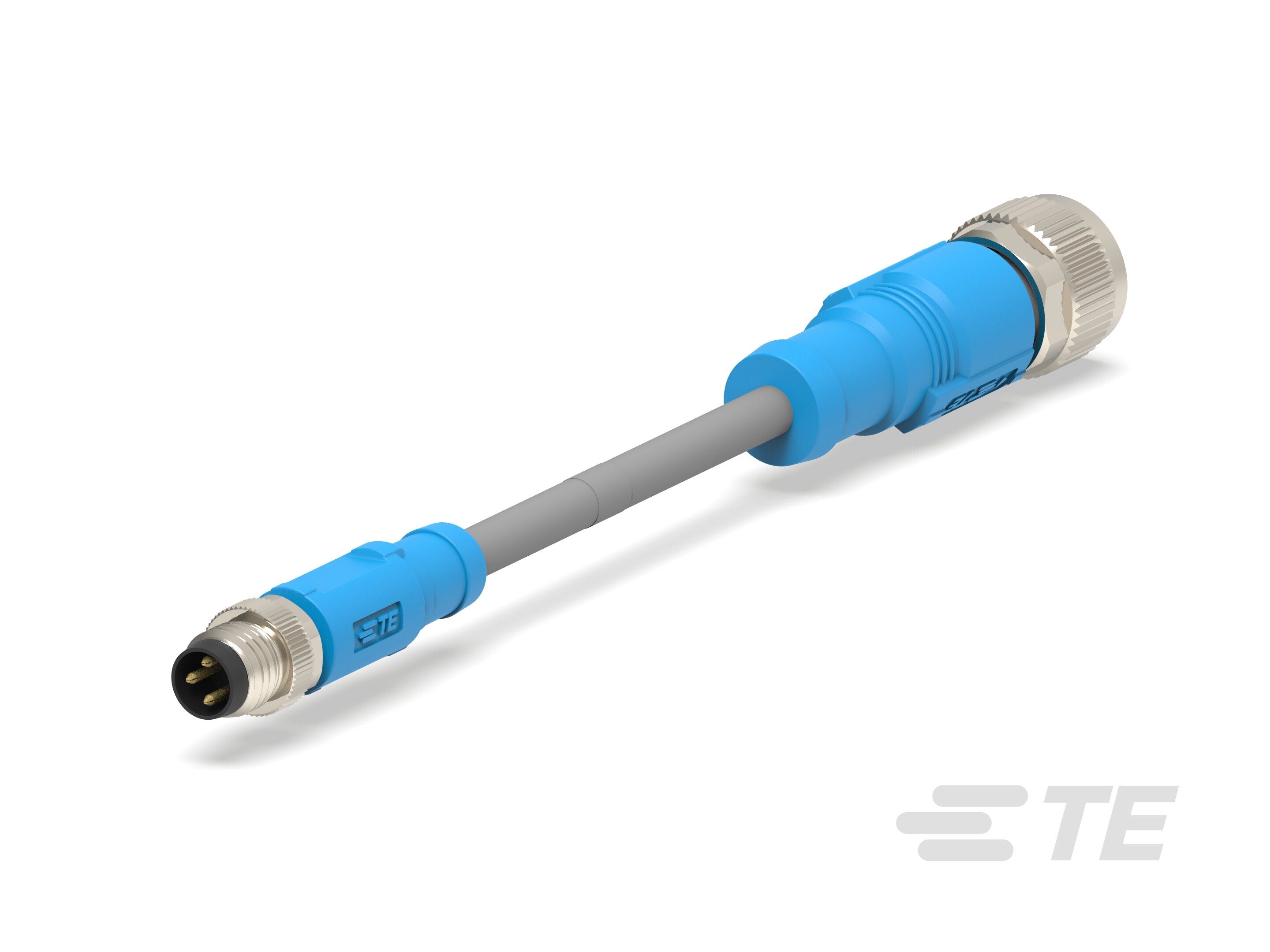 M8 Male Straight to M12 Female Straight Double Ended Assemblies-CAT-SE594-M1W