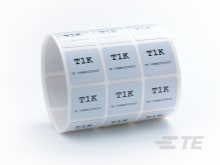 Weiße T1K Polyimid-Etiketten-CAT-T3437-T1