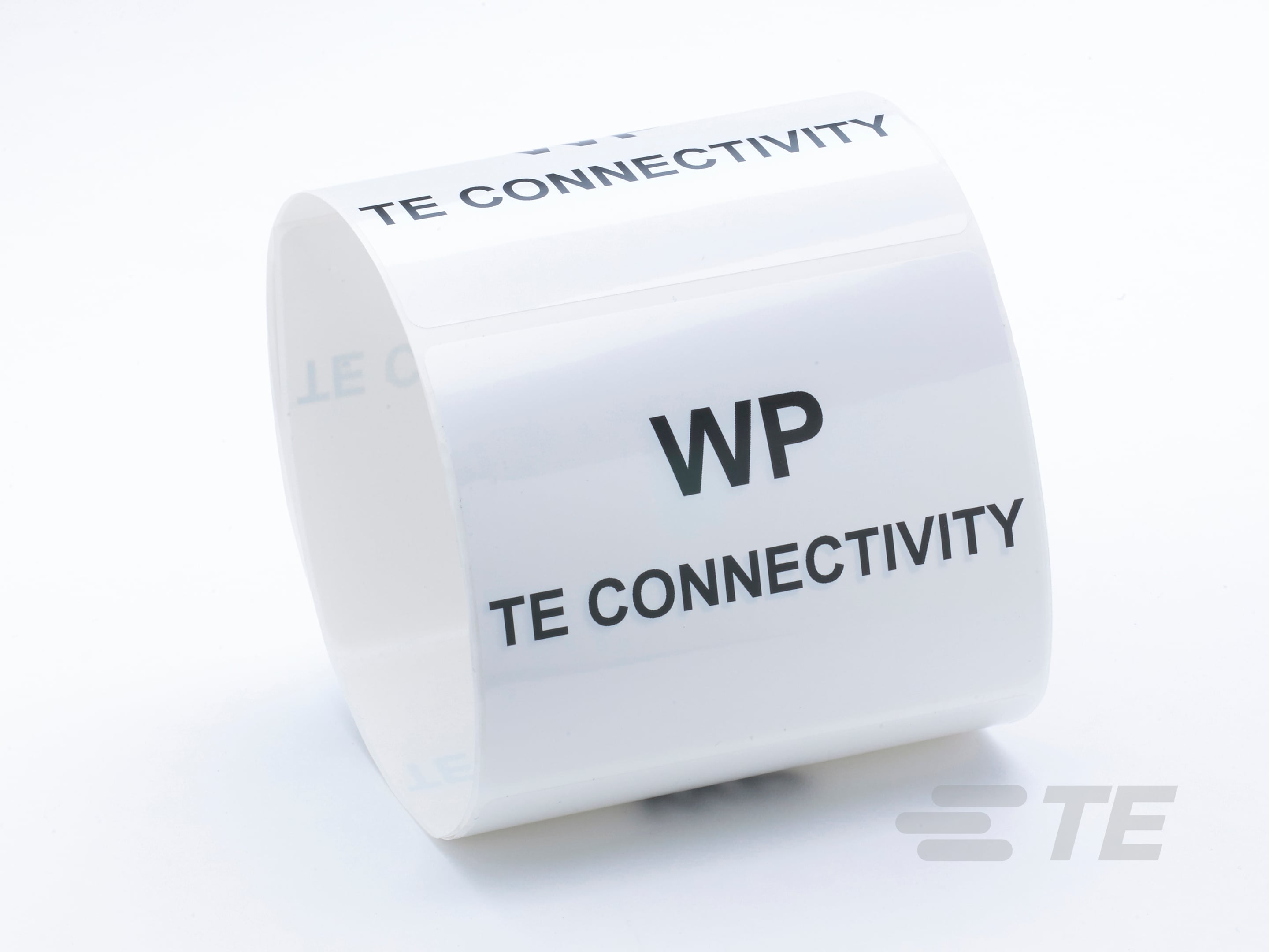 Weiße WP-Polyester-Etiketten-CAT-T3437-W919