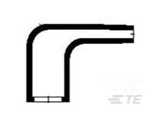 Embouts thermorétractables : micro-moulés, avec languette, à angle droit-CAT-R21-73105