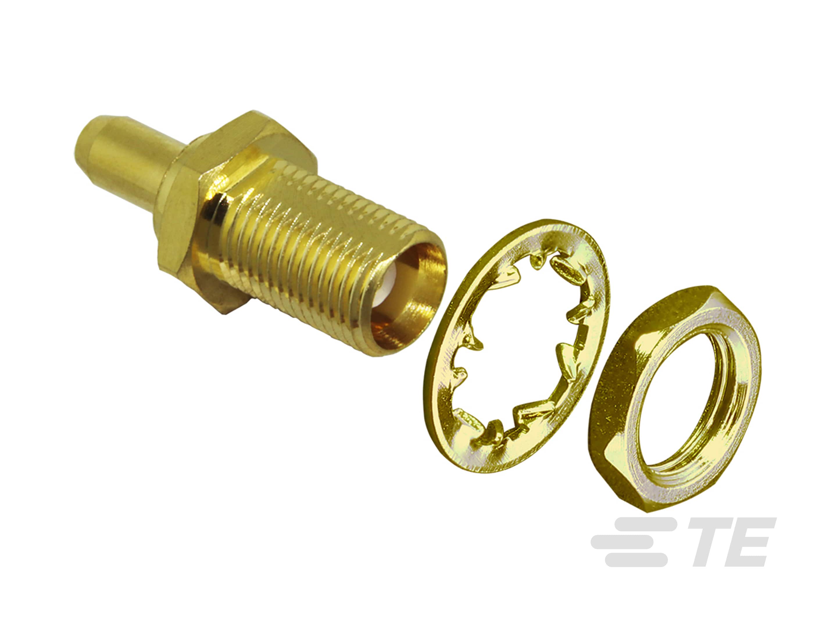 MCX Jack 50 Ohm Cable Crimp Panel Mount-CONMCX005-R178