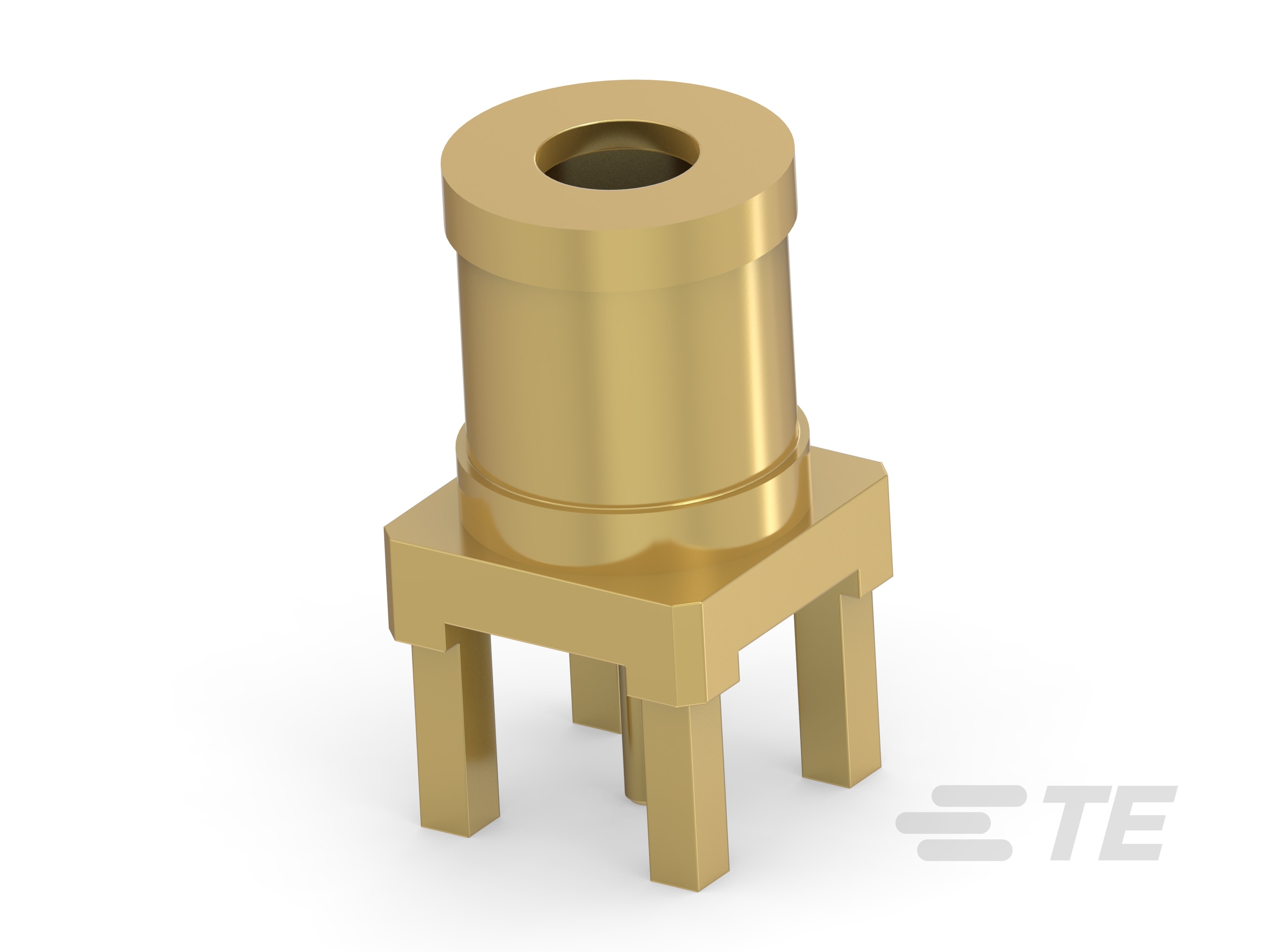 SMB Plug 50 Ohm PCB Through Hole-CONSMB006-G