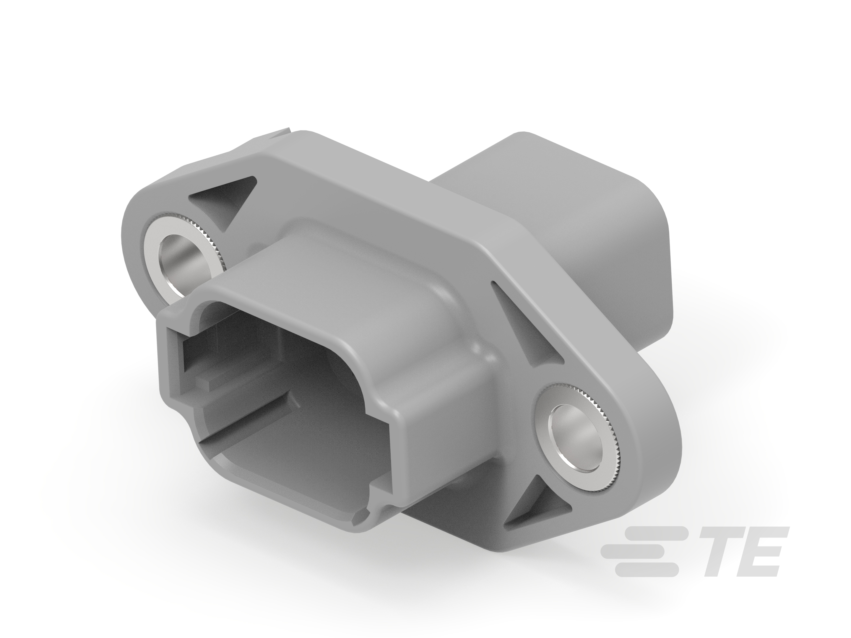 REC, 8P, GRY, N, FLANGE, A-DT04-08PA-L022