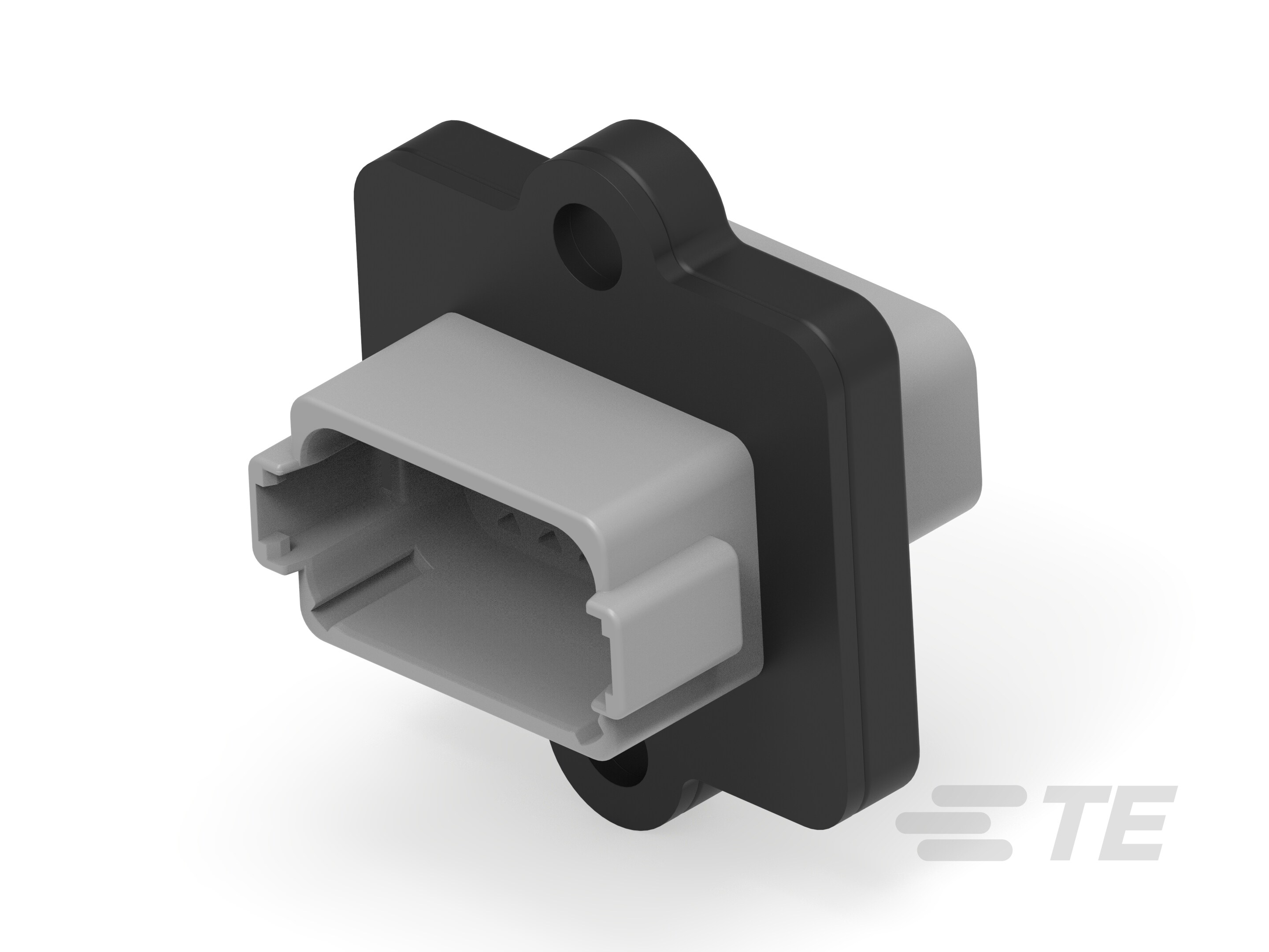 REC, 12P, BLK, N, SEALED FLANGE, A-DT04-12PA-930C