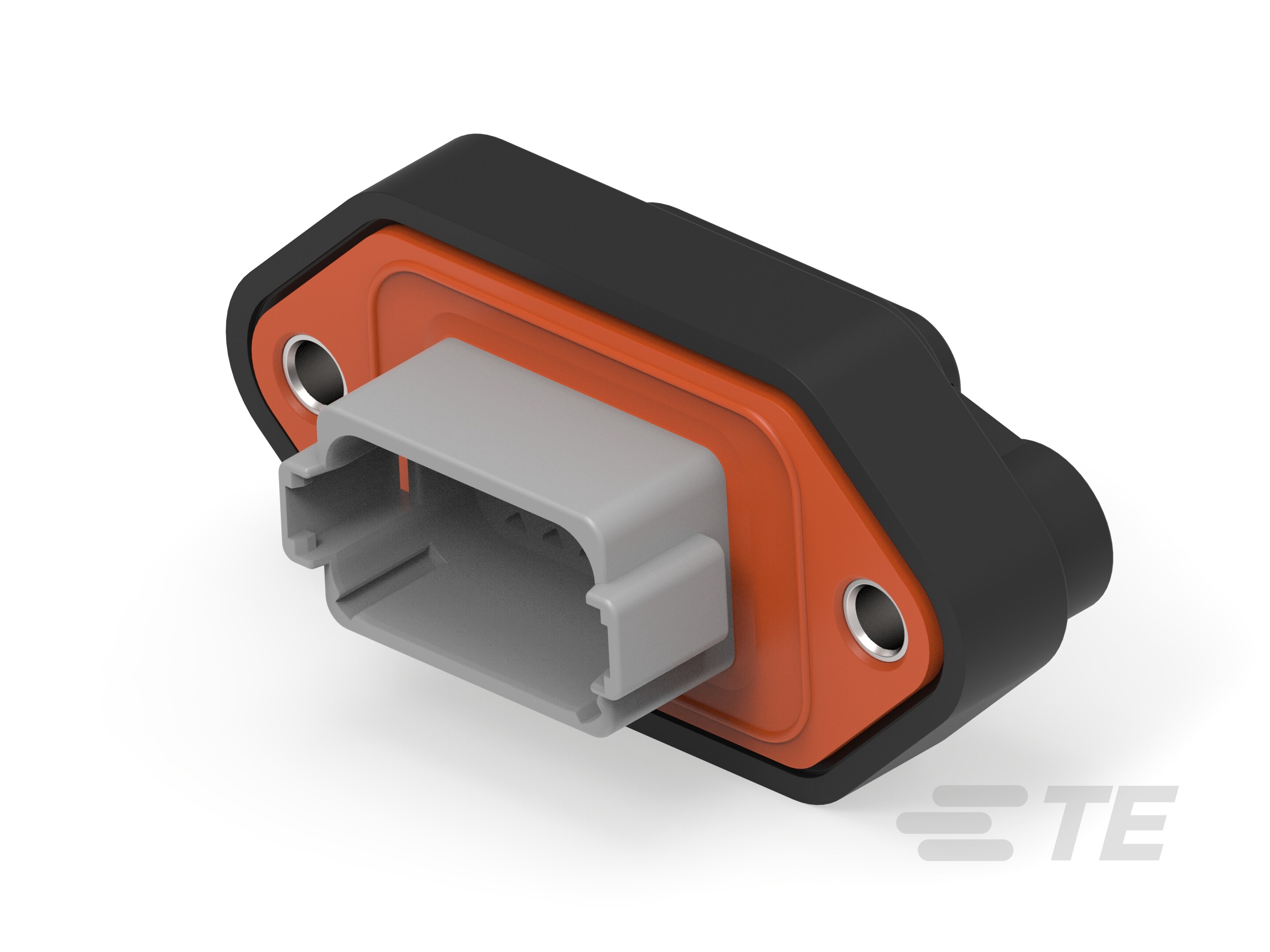 REC, 12P, GRY, E, CAP, FLANGE, A-DT04-12PA-CL11