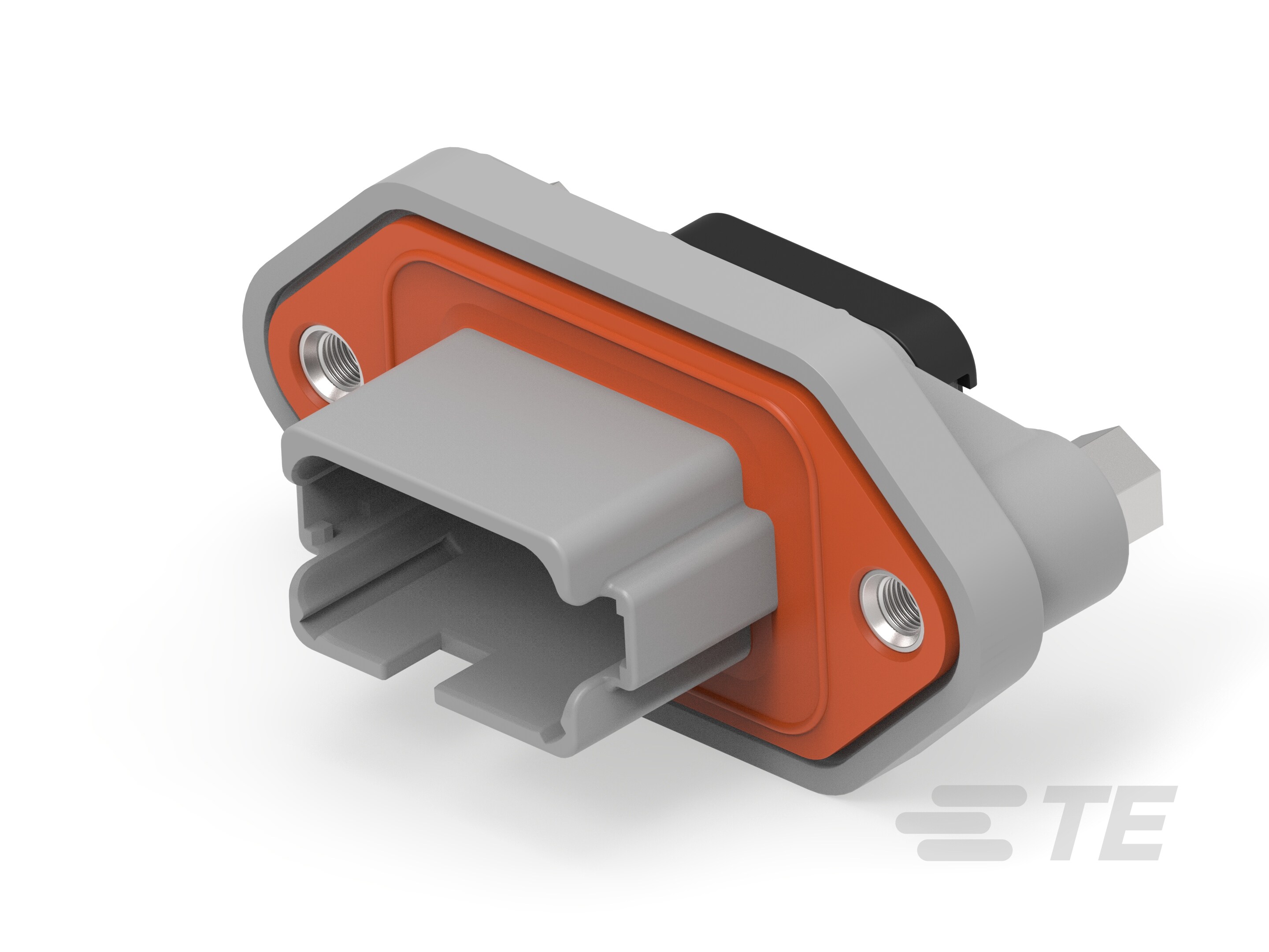 REC, 12P, GRY, E, FLANGE, A-DT04-12PA-LE21