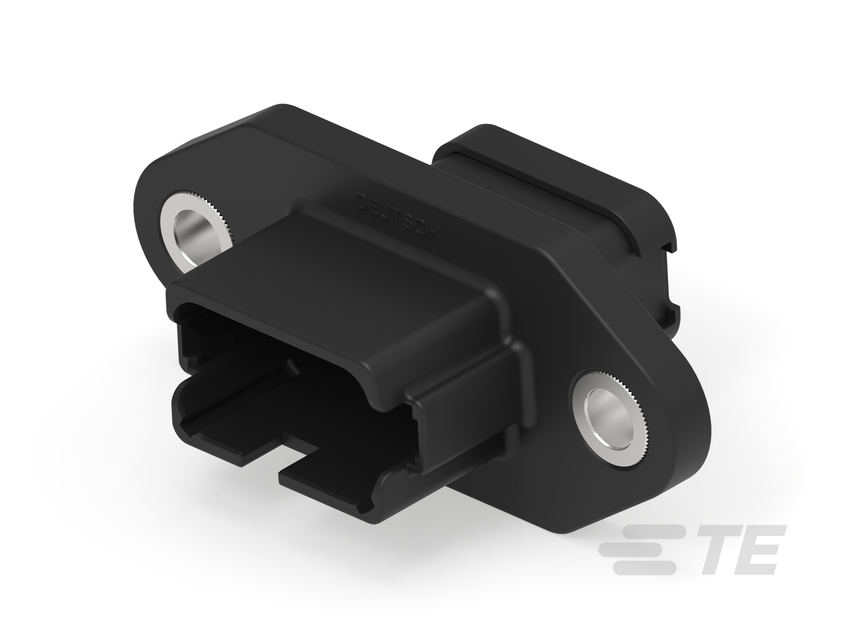 REC, 12P, BLK, E, CAP, FLANGE, A-DT04-12PA-LE24