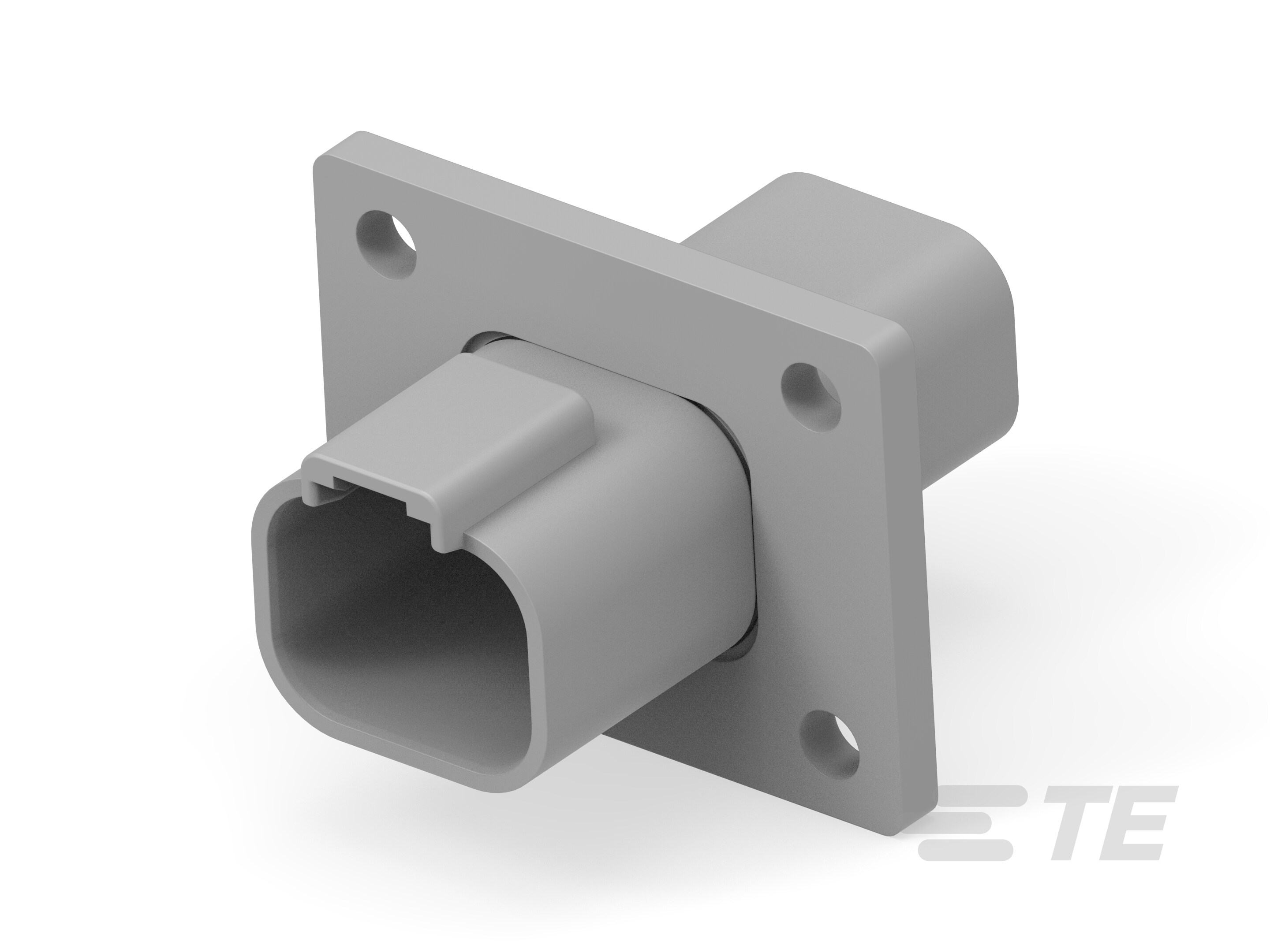 REC, 4P, GRY, N, FLANGE-DT04-4P-L012