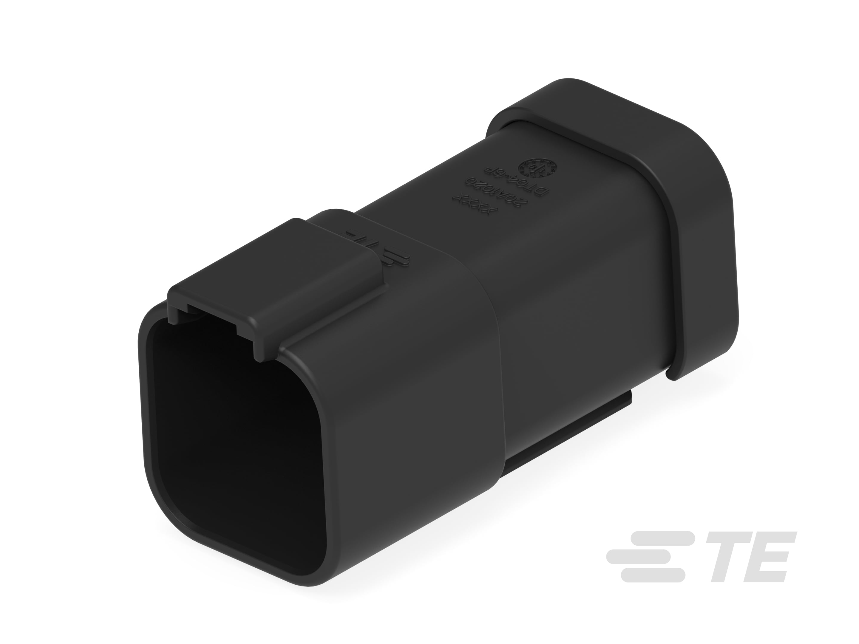 REC, 6P, BLK, E, CAP-DT04-6P-CE03