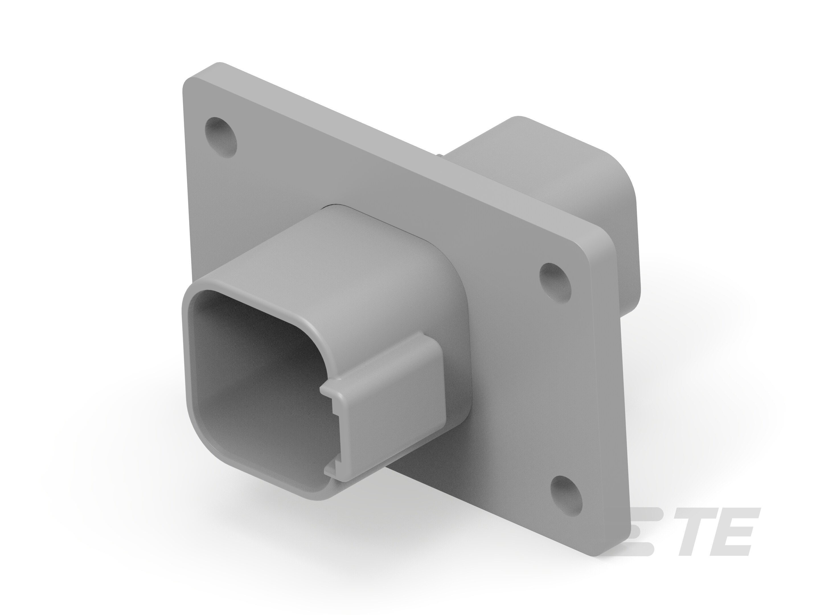 REC, 6P, GRY, N, FLANGE-DT04-6P-L012