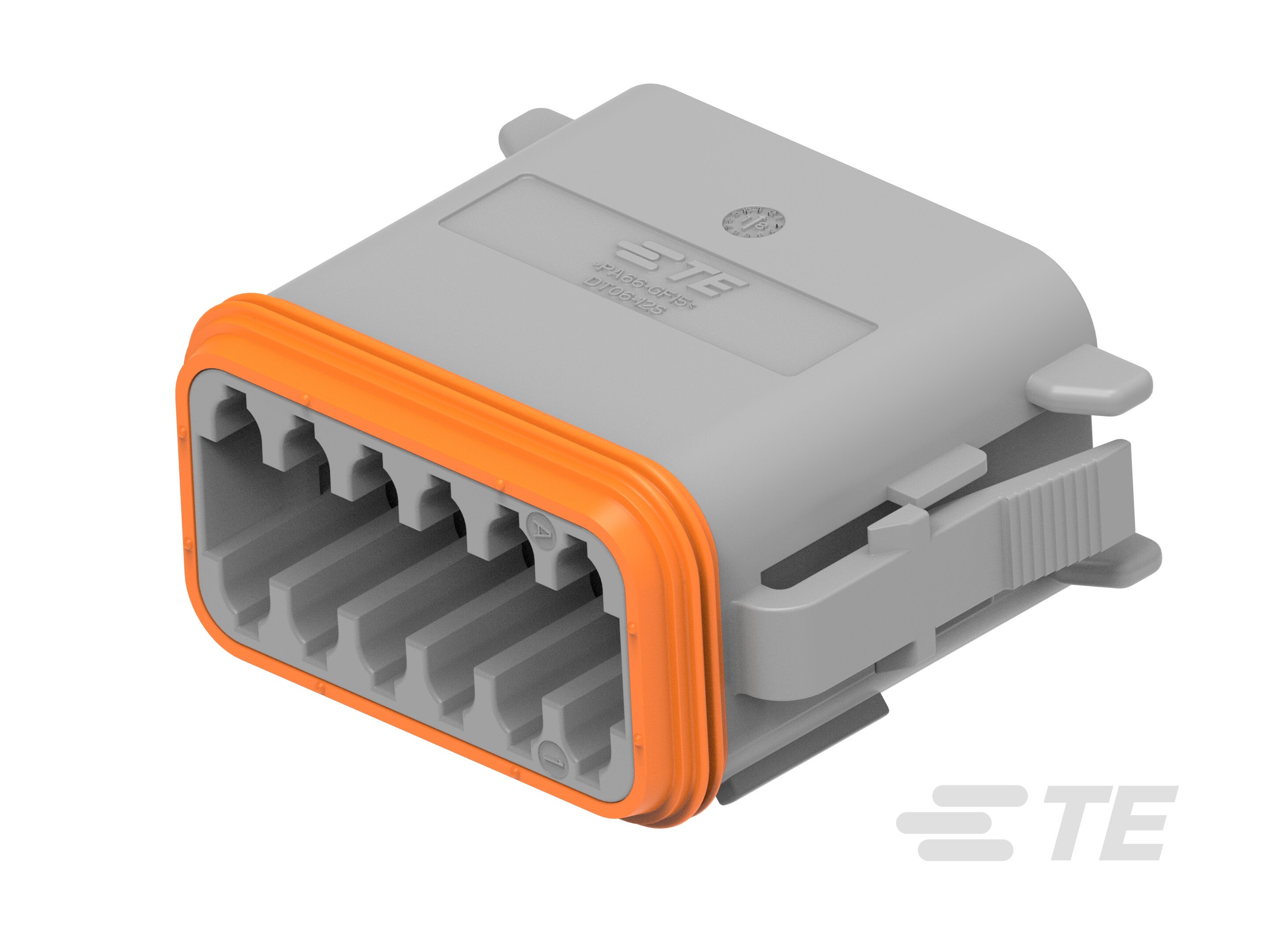 PLG, 12P, GRY, E, SEAL RET, ENH KEY, A-DT06-12SA-CE06