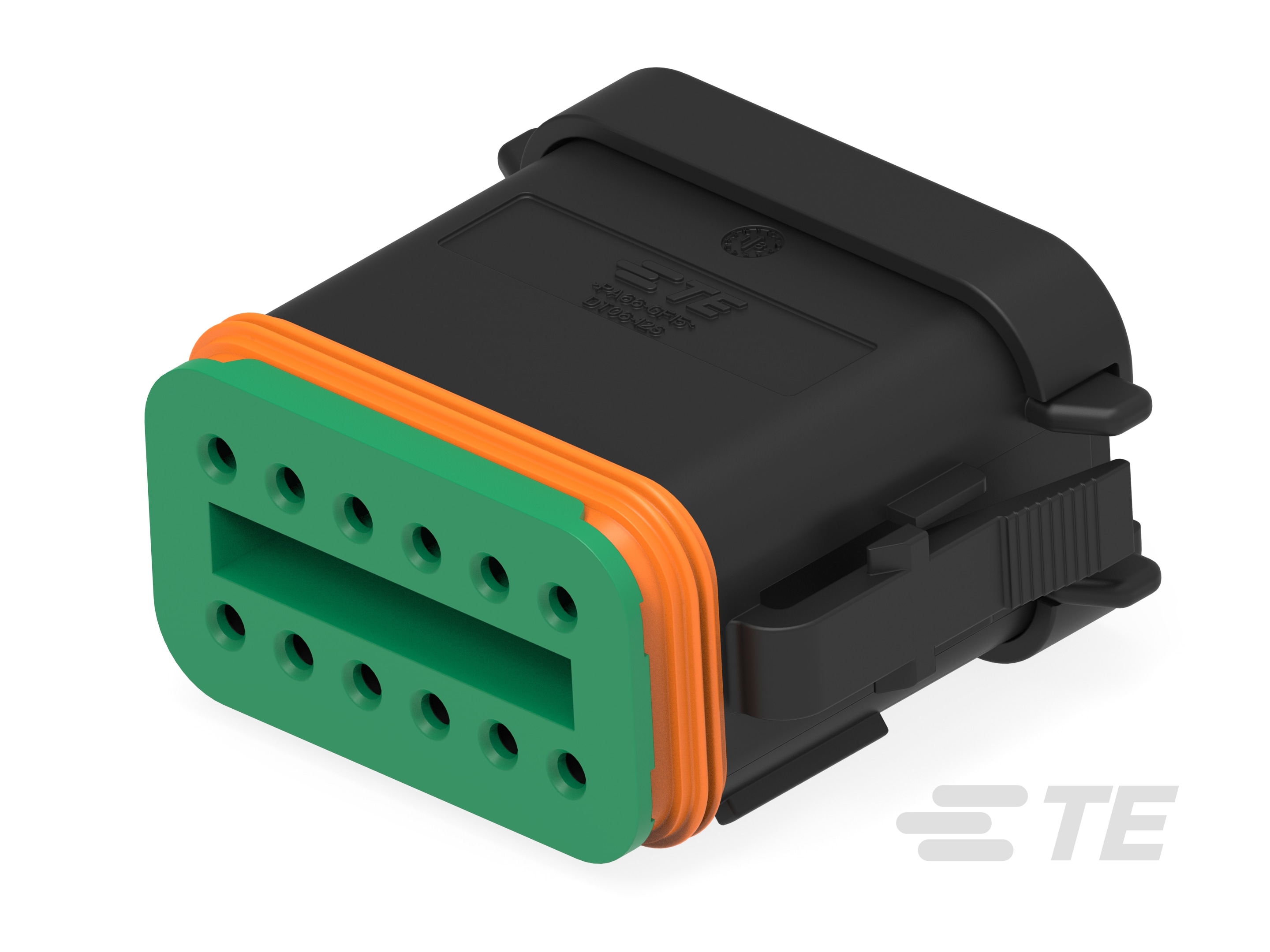 PLG, 12P, BLK, BLOCKED, B-DT06-12SB-C017