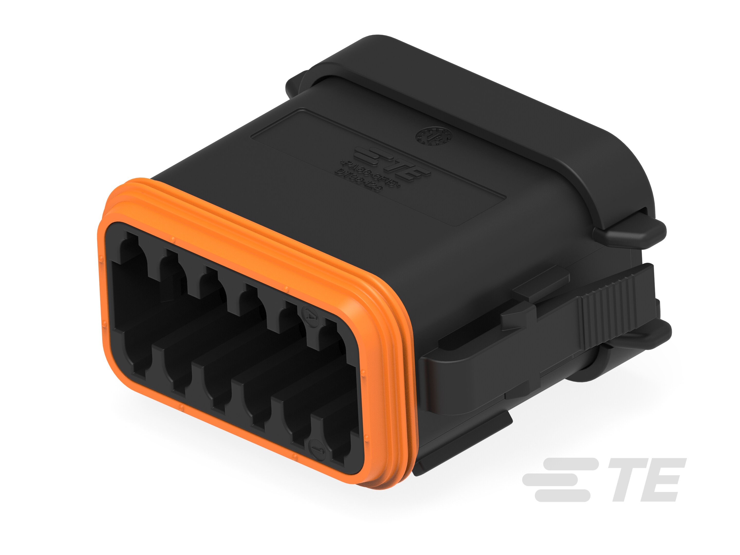 PLG, 12P, BLK, E, CAP, B-DT06-12SB-CE01