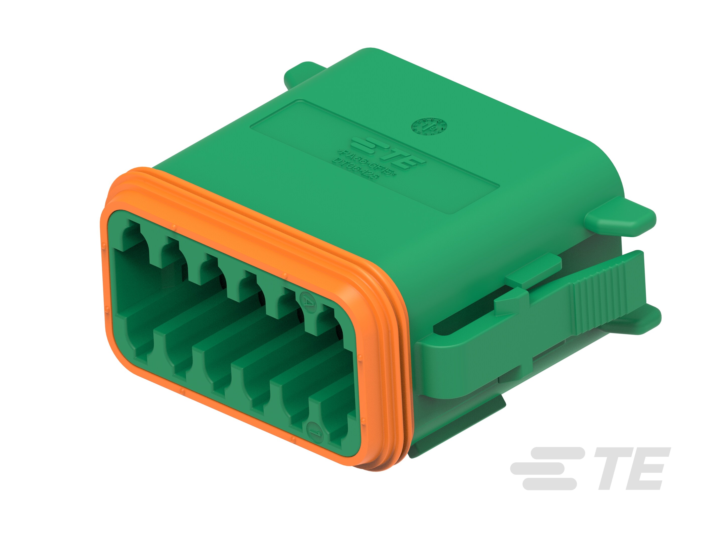 PLG, 12P, GRN, N, ENH KEY, C-DT06-12SC-B016