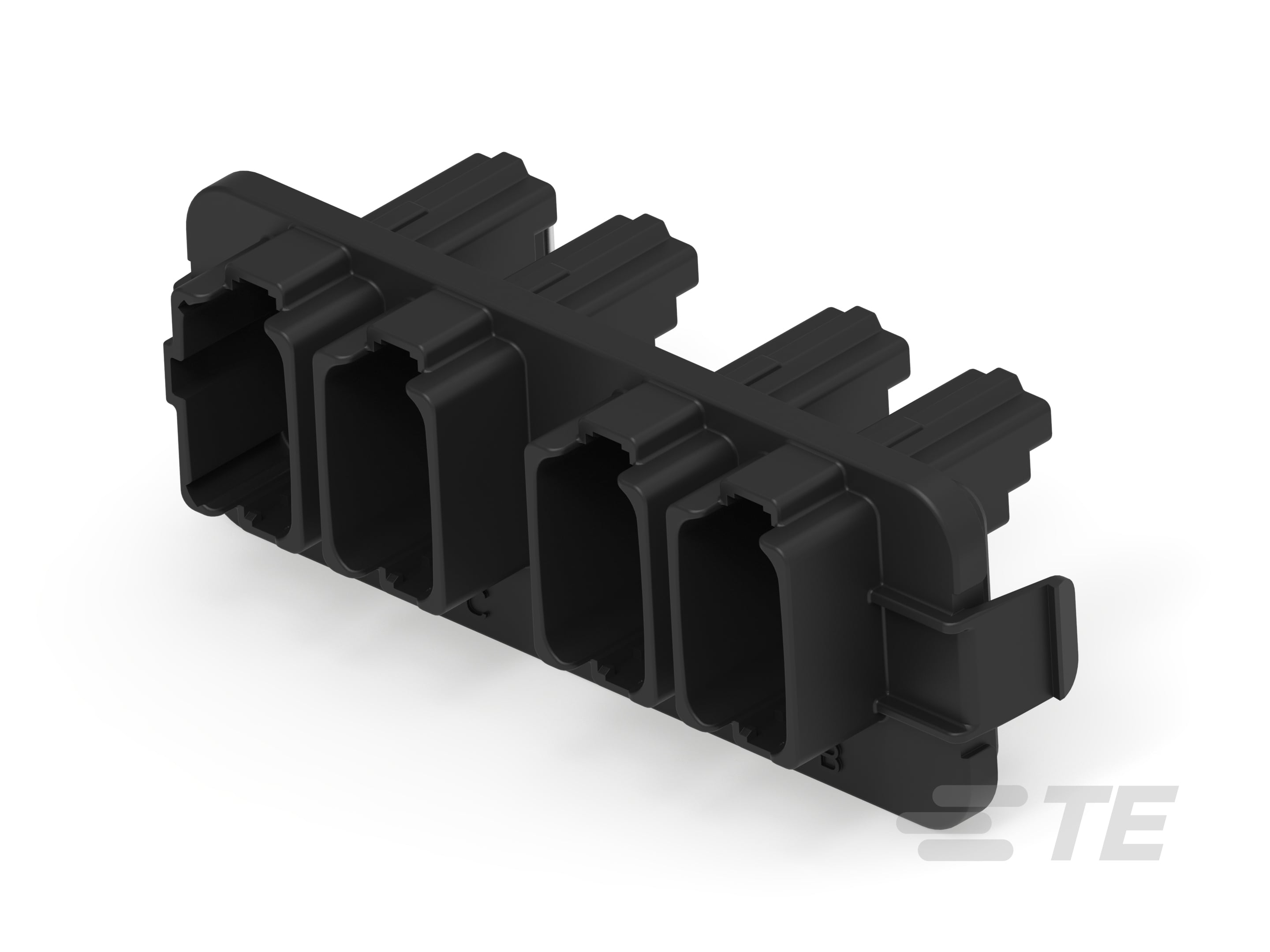 HDR, 12P, BLK, RA EEC, NI/CU, A-DT13-12PA-R015