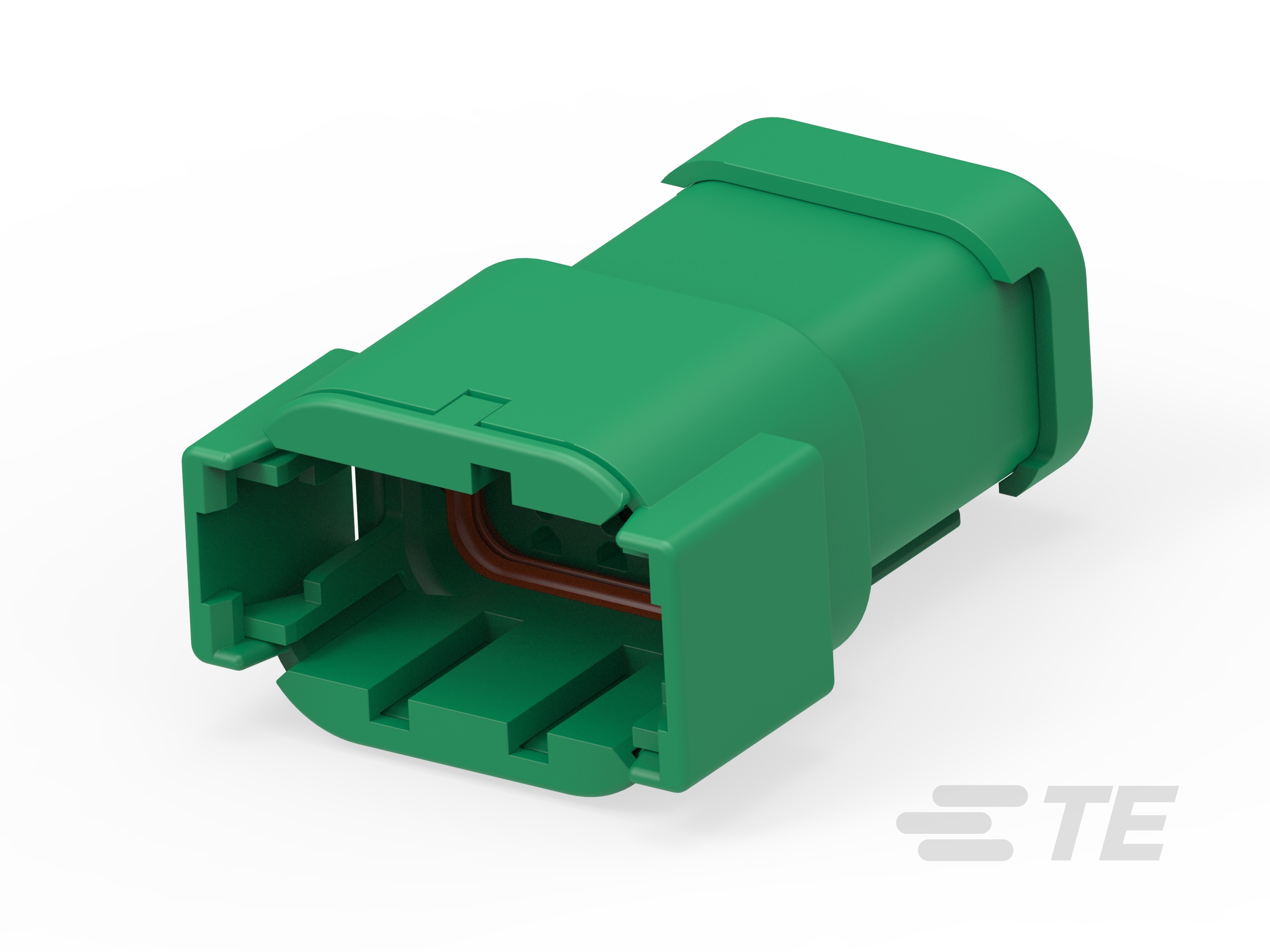 REC, 8P, GRN, N, CAP, C-DTM04-08PC-E003