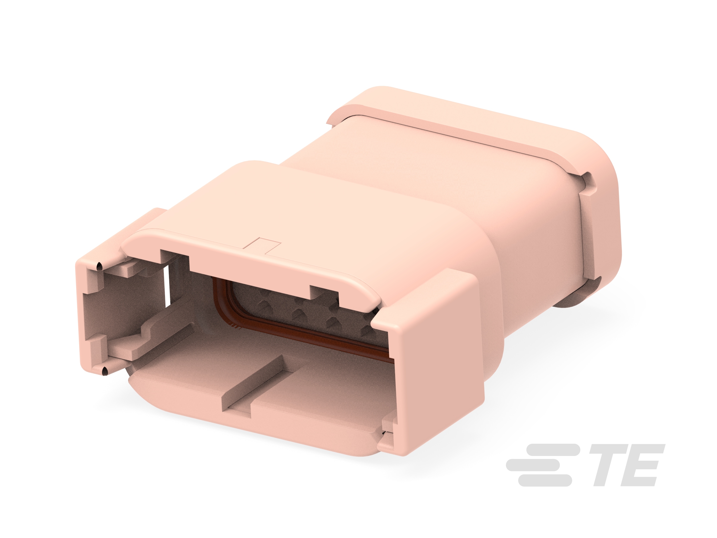 REC, 12P, BRN, N, CAP, D-DTM04-12PD-E003