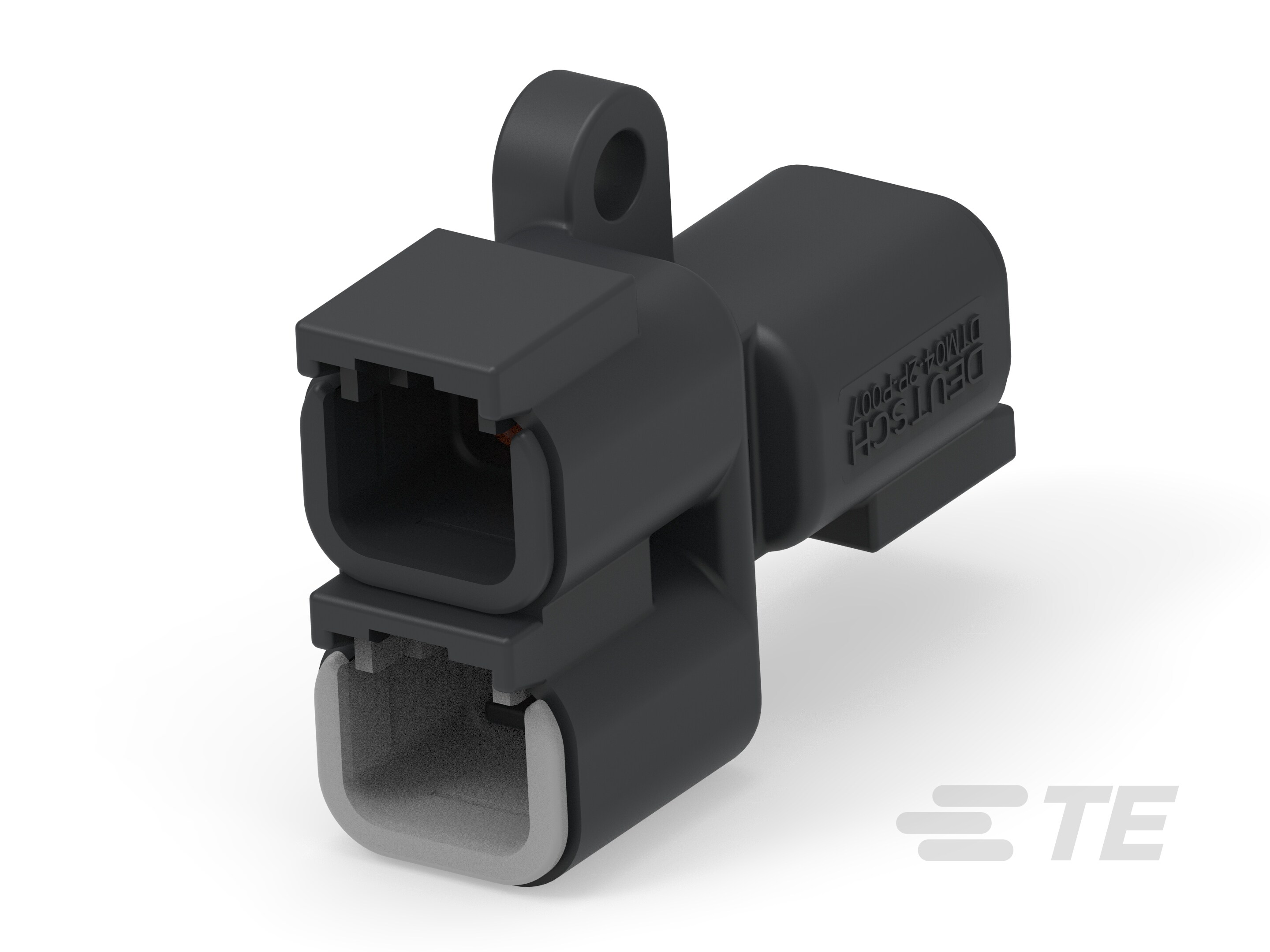 REC, 2P, BLK, Y-SPLITTER, AU, AB, B-DTM04-2P-P007