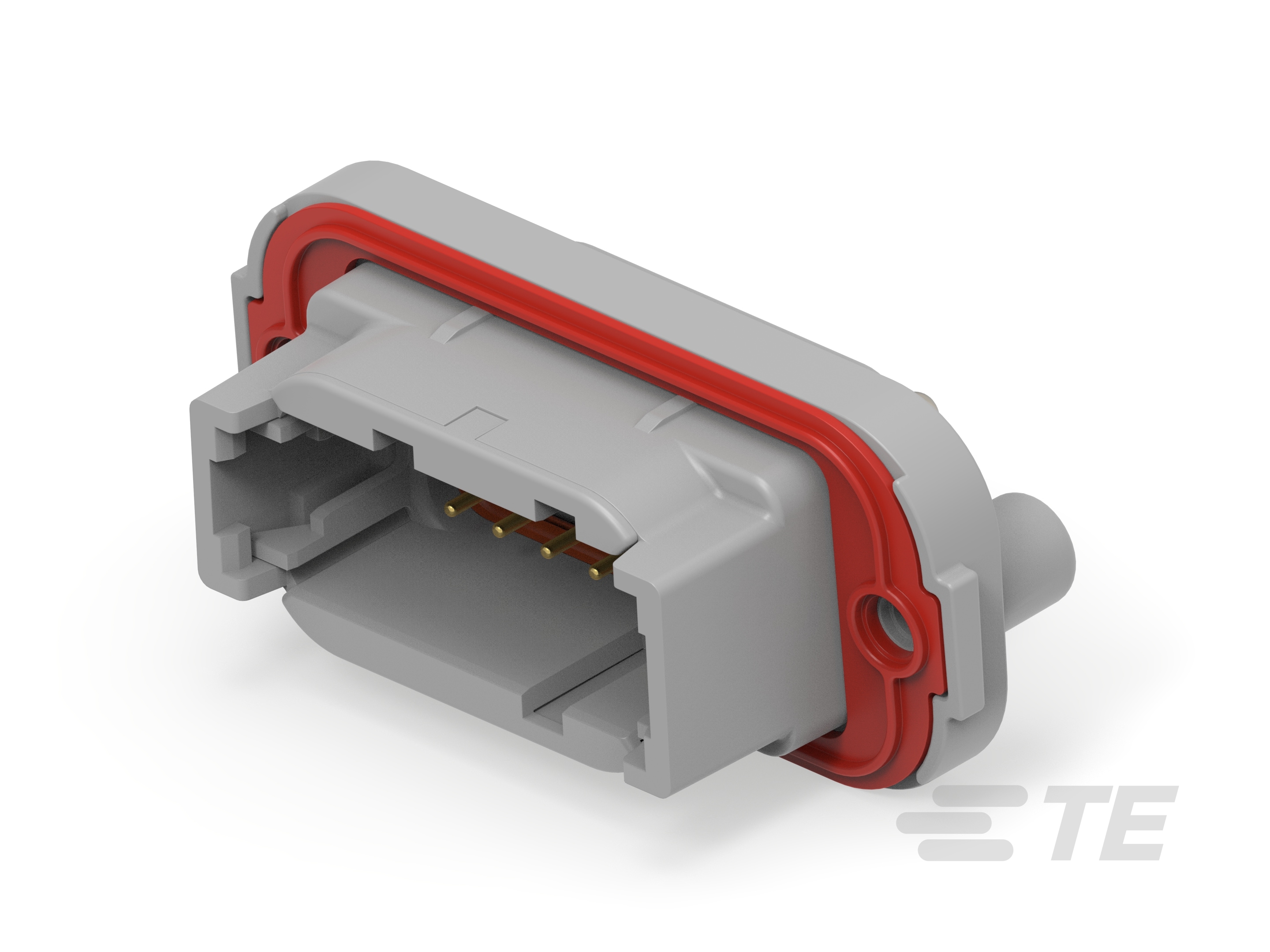 HDR, 12P, GRY, RA LOW PROF, AU/NI/CU, A-DTM13-12PA-NP02