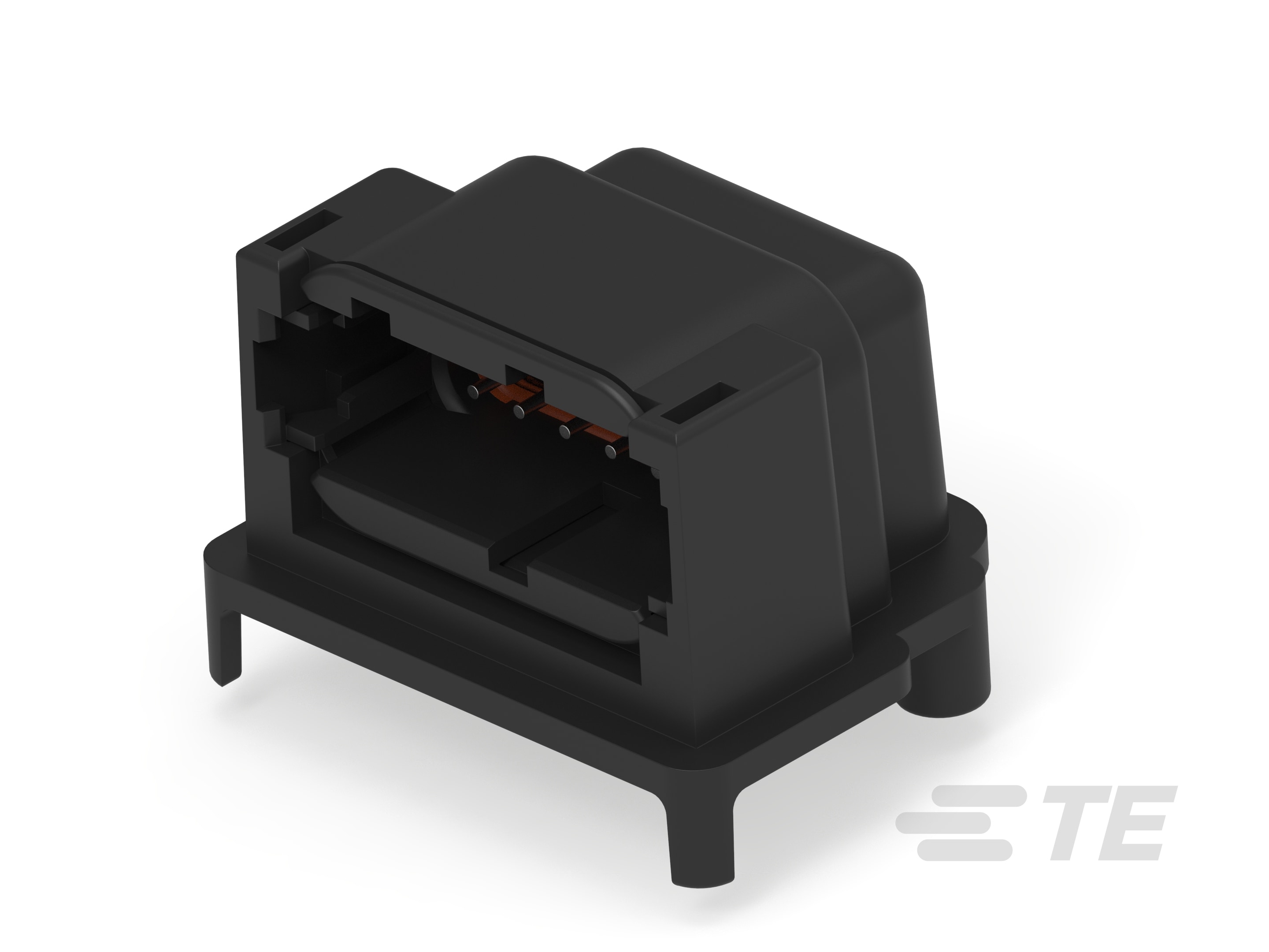 HDR, 12P, BLK, RA, NI/CU, B-DTM13-12PB-R005
