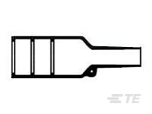 Bulbous Heat Shrink Boots: Lipped, Straight-CAT-R21-731072