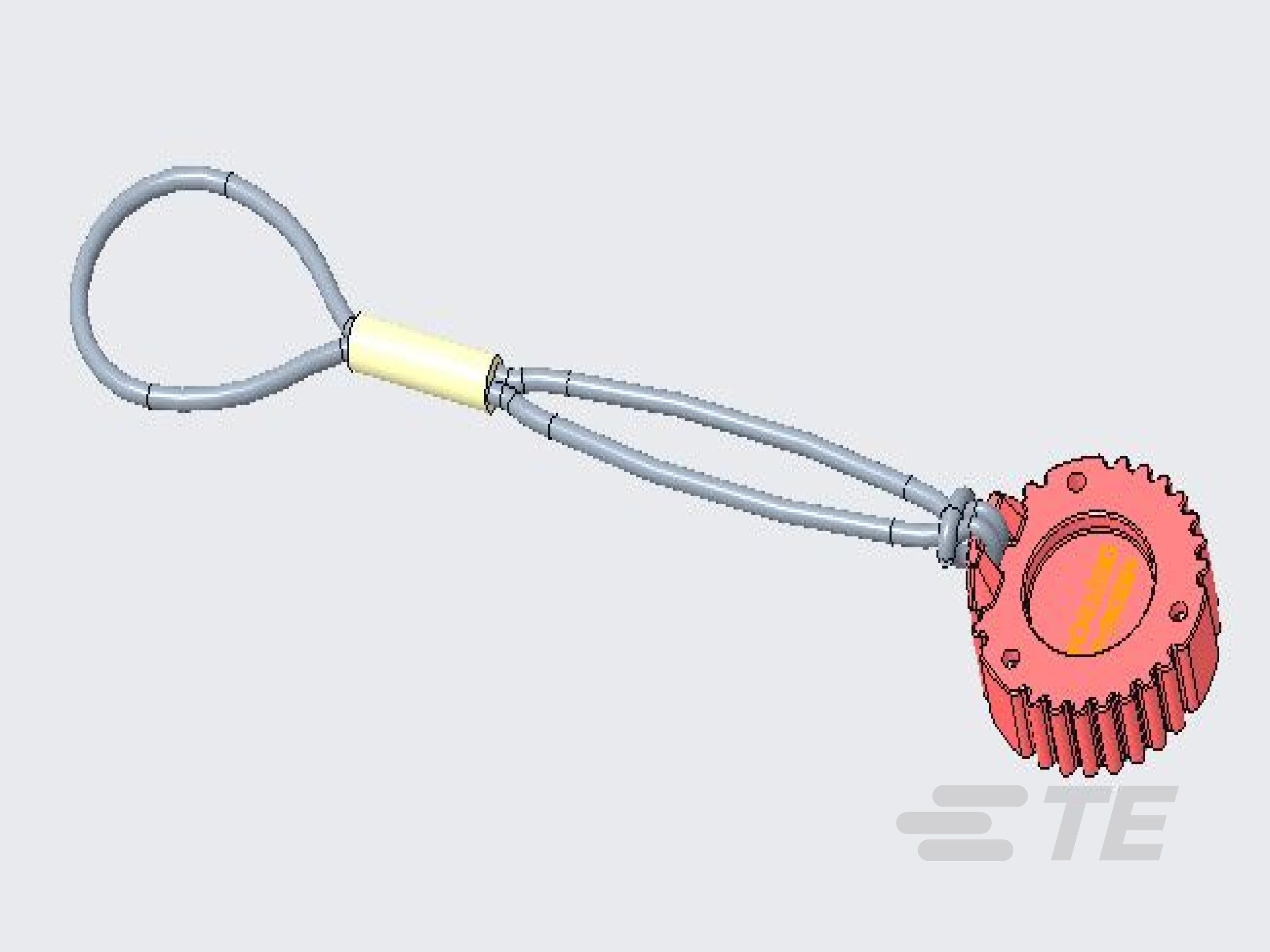 DUST CAP, 9P, REC, BLK, LANYARD, HD10-HDC9-JDL082397