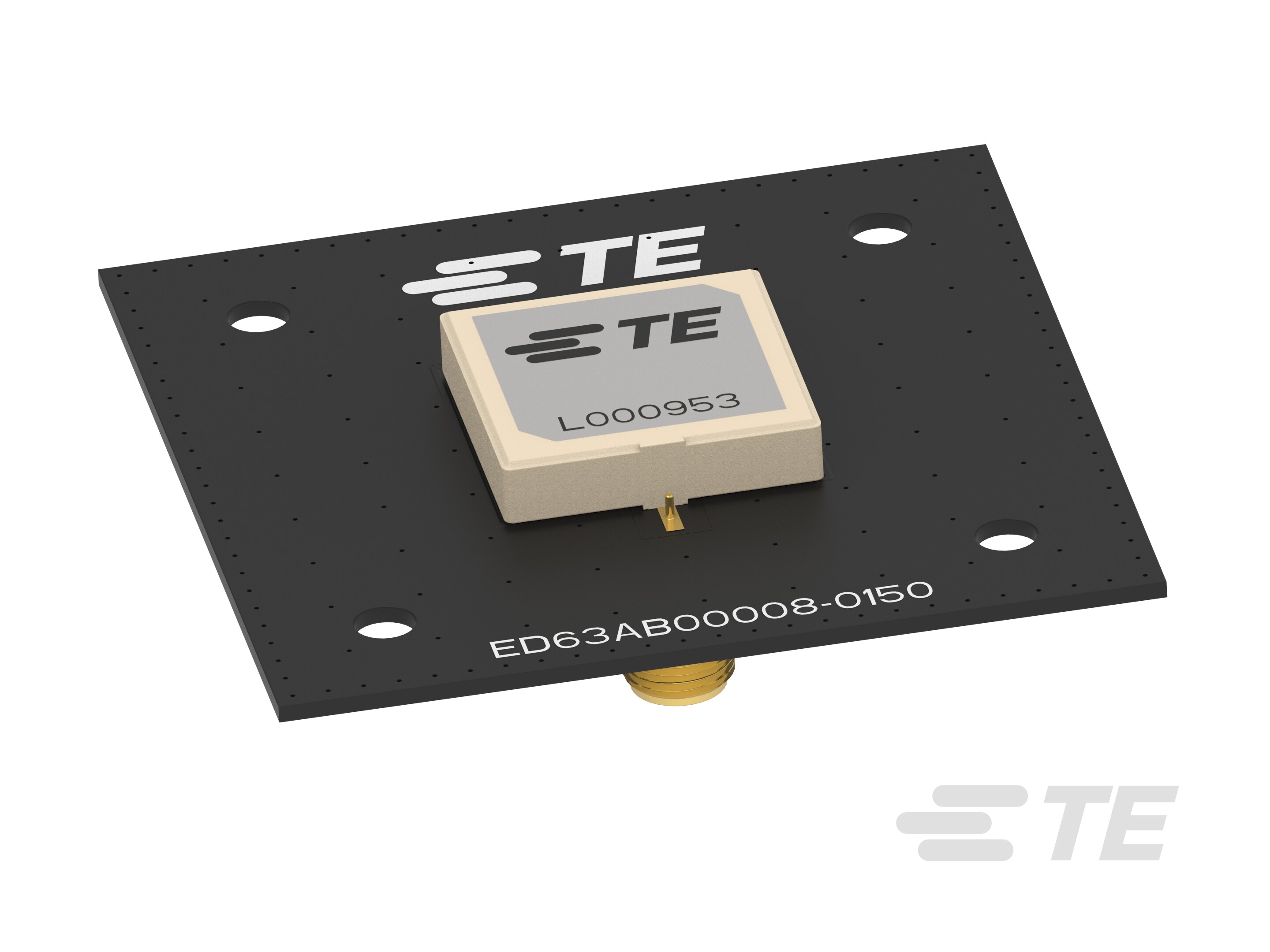 Ceramic Patch ant with EVB, 1575-1602MHz-L000953-80