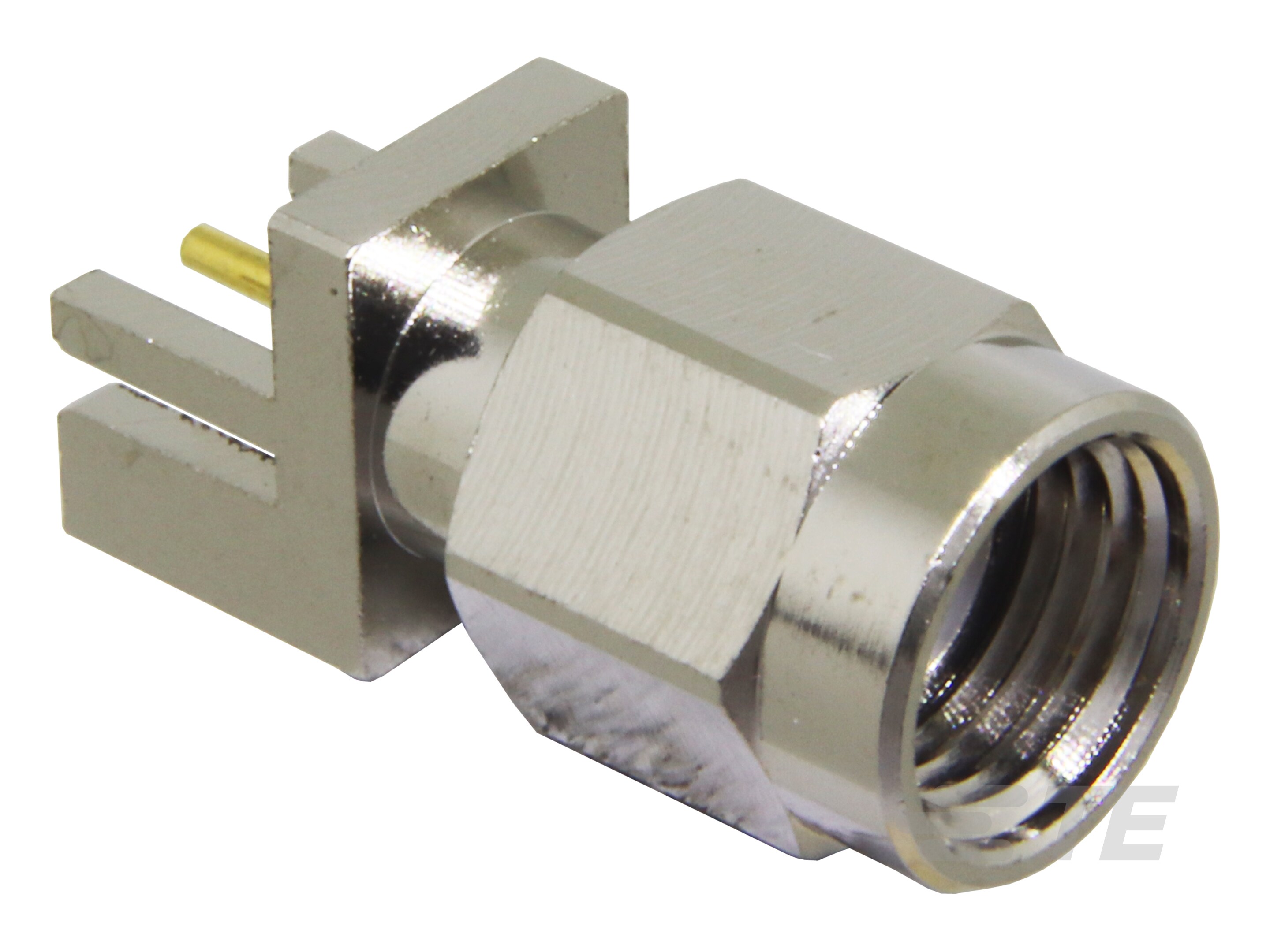 RP-SMA Plug 50 Ohm .031 PCB Edge Mount-L9000258-01