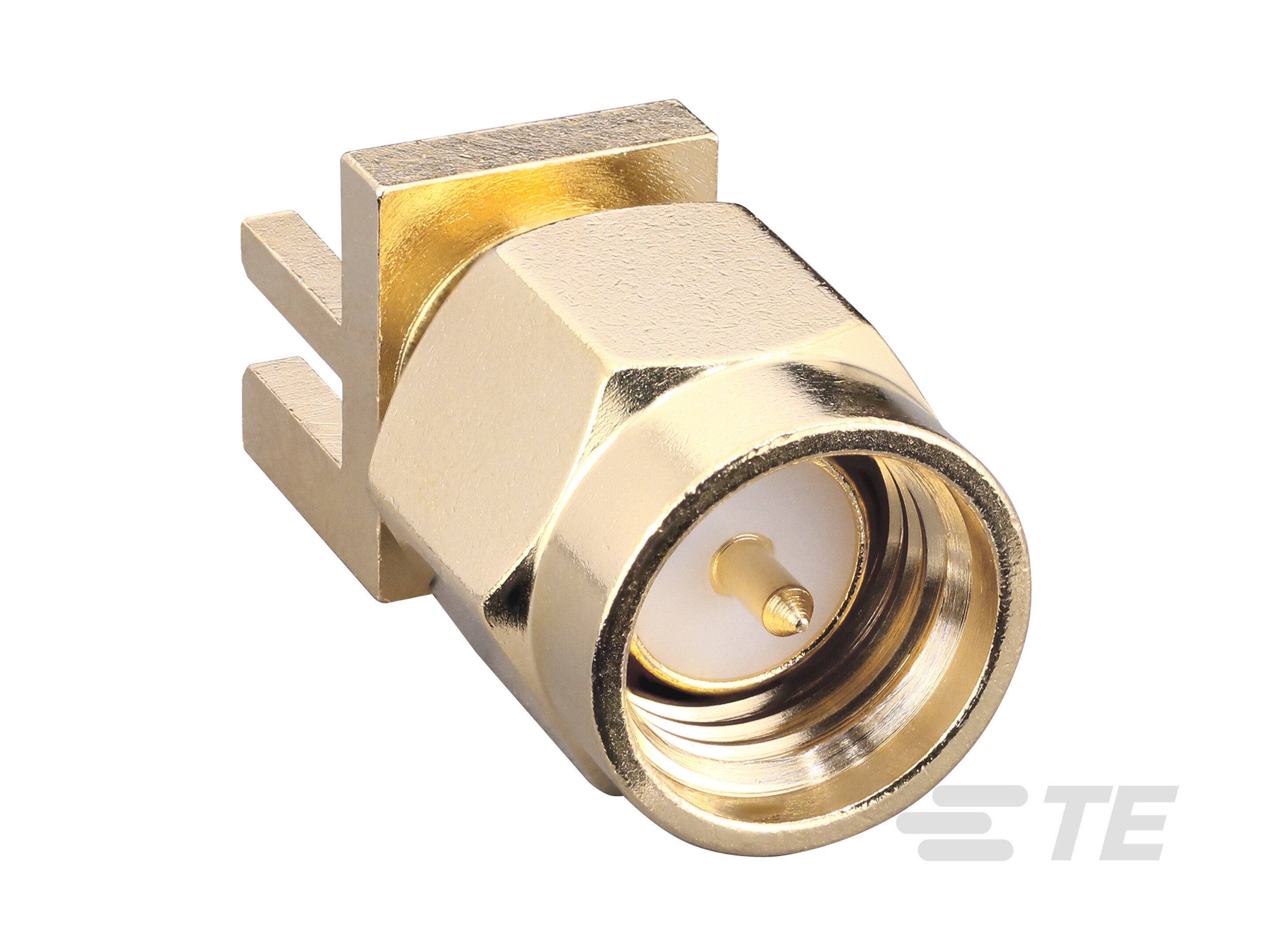 SMA Plug 50 Ohm .062 PCB Edge Mount-L9000276-01