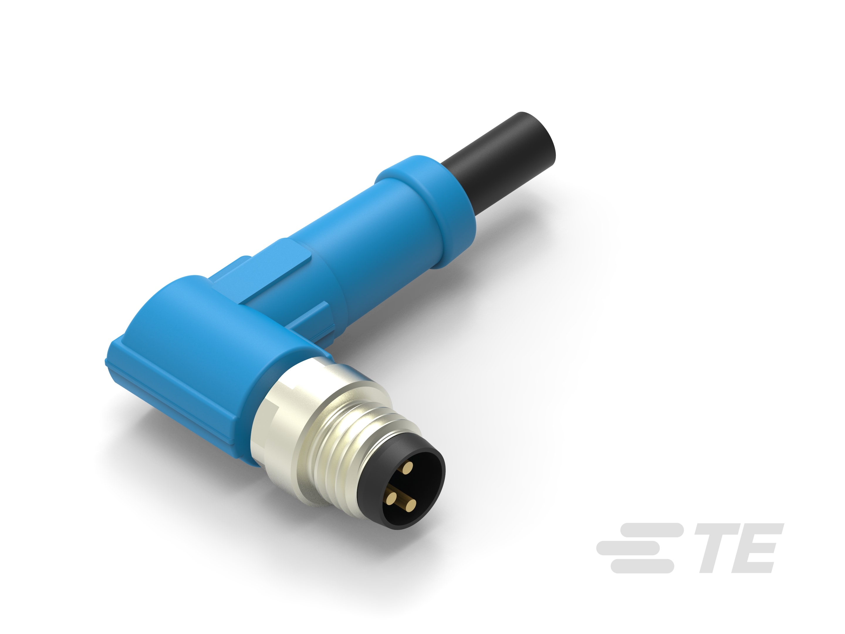 M8 CABLE RA MALE 5M 3P PVC CABLE-T4051210003-005