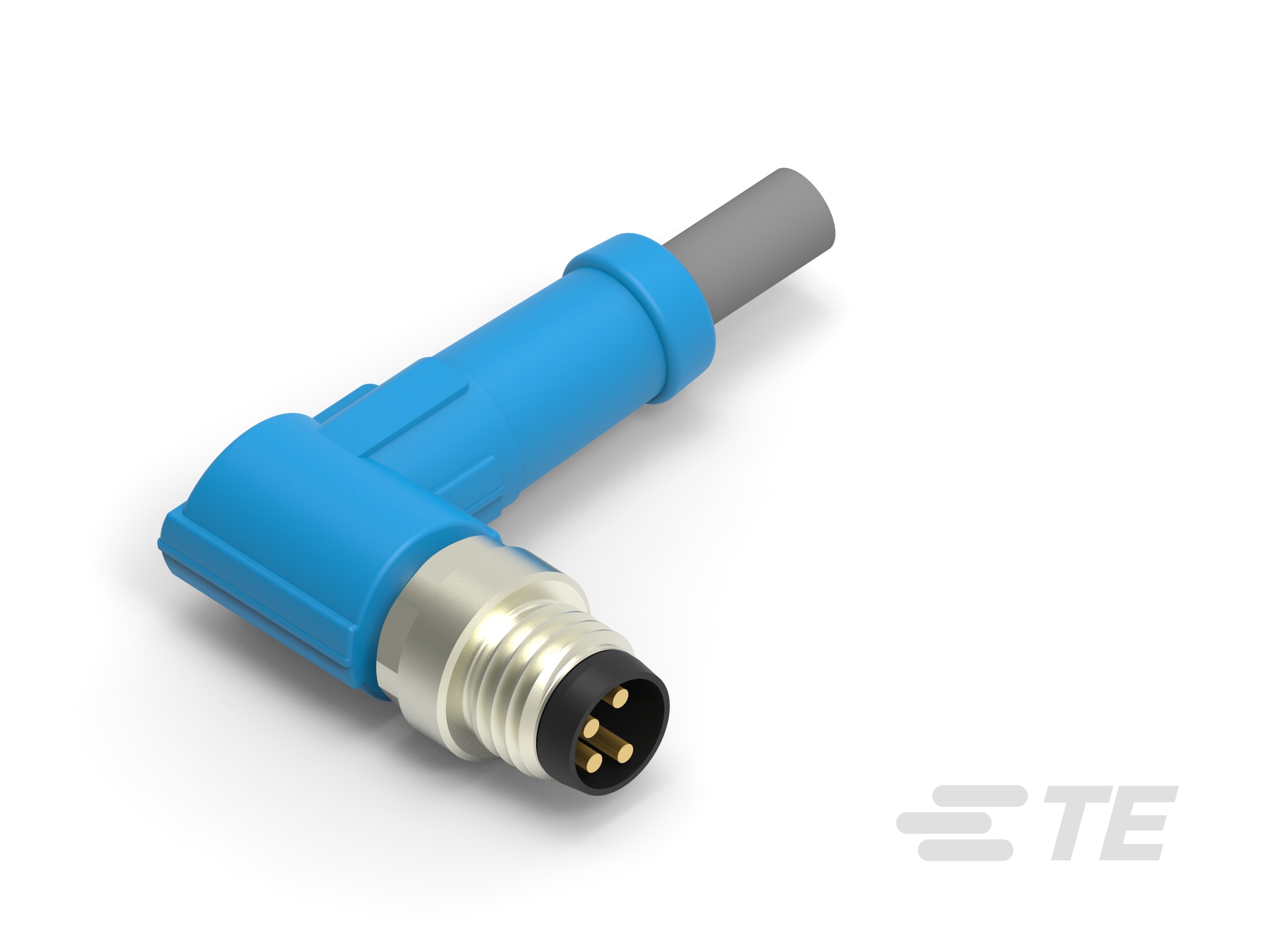 M8 CABLE RA MALE 7M 4P PUR CABLE-T4051220004-006