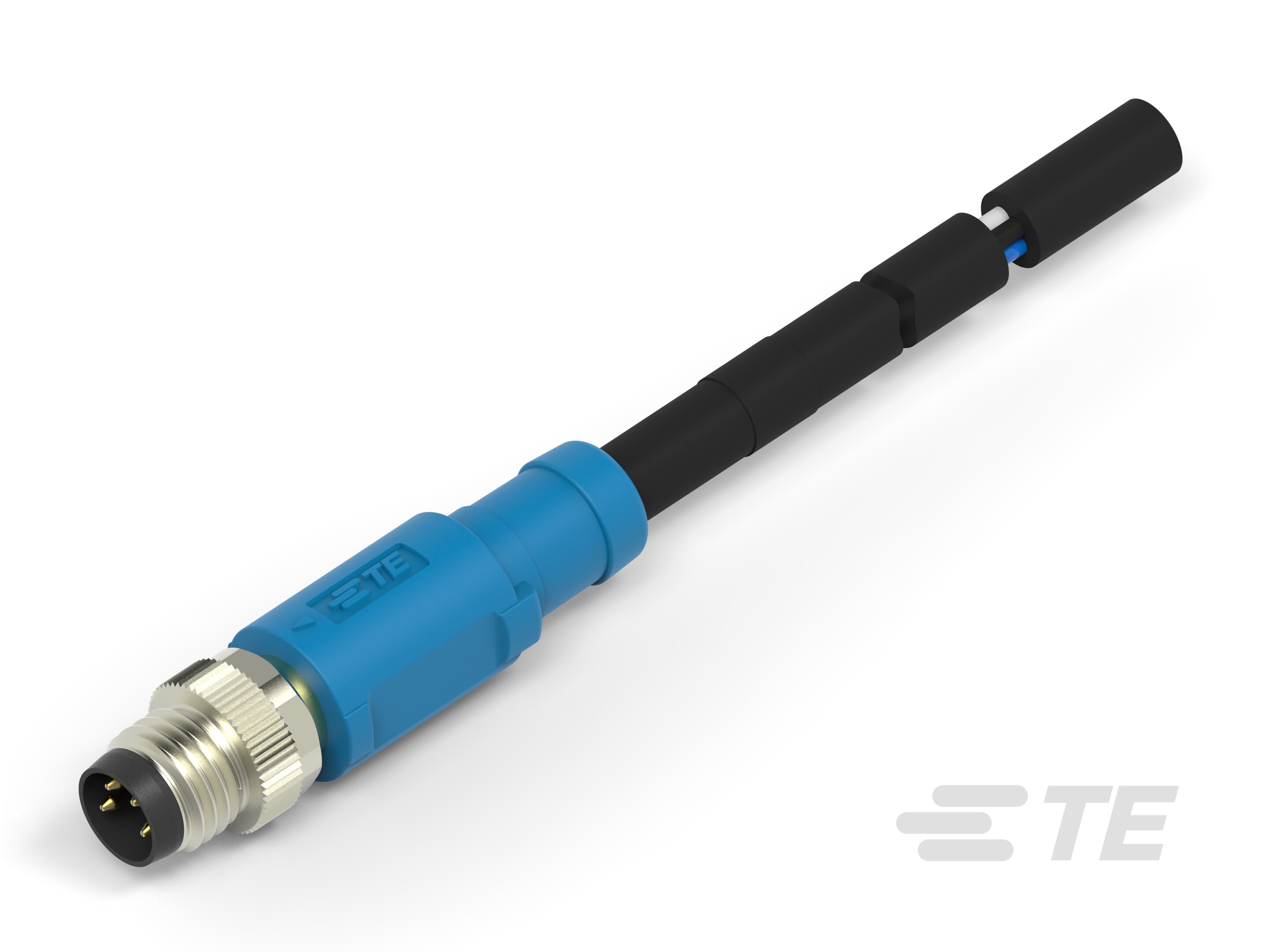 M8 CABLE ST M 0.5M 4POS PVC CABLE-T4061110004-001