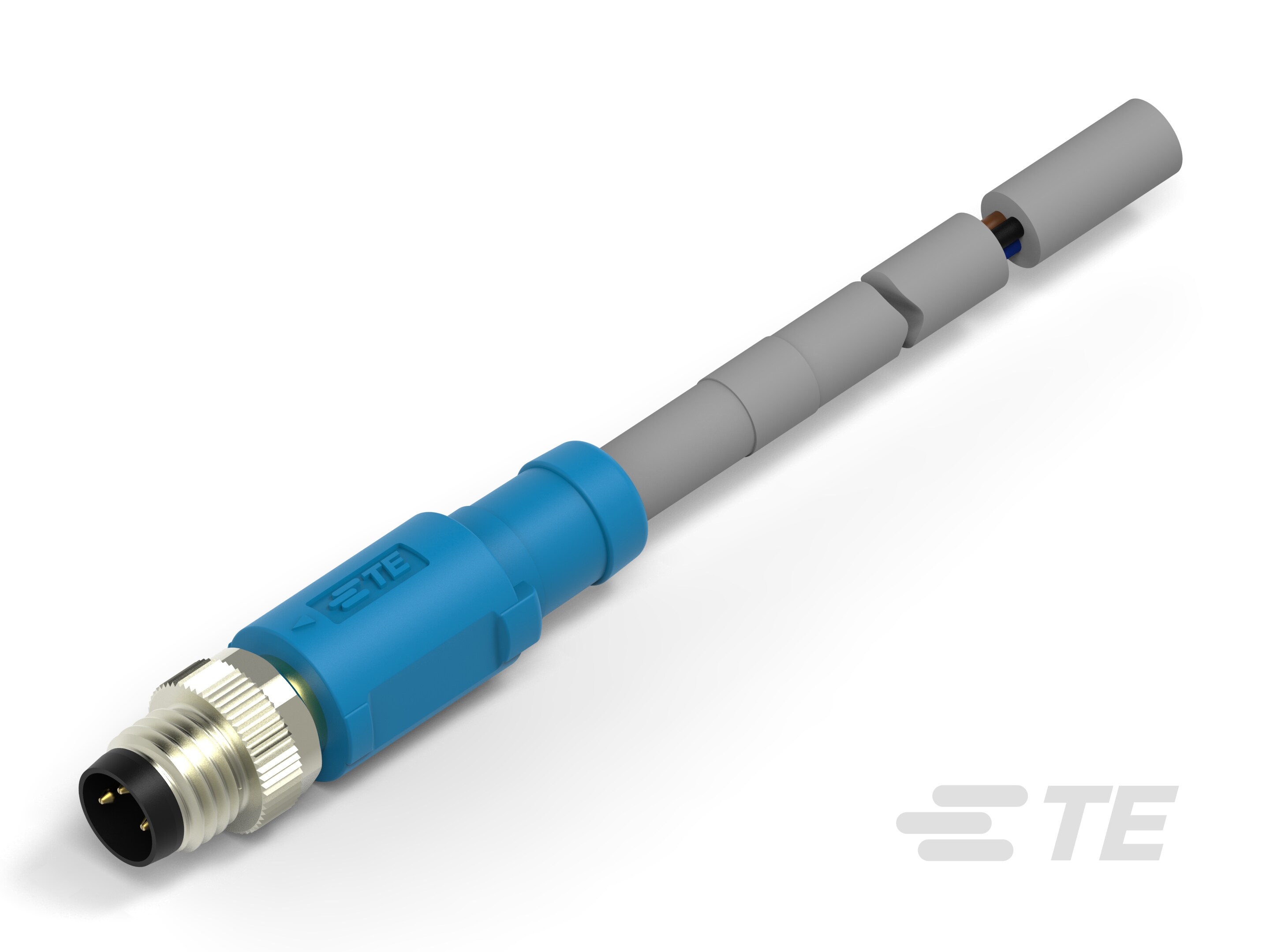 M8 CABLE ST M 0.5M 3POS PUR CABLE-T4061120003-001