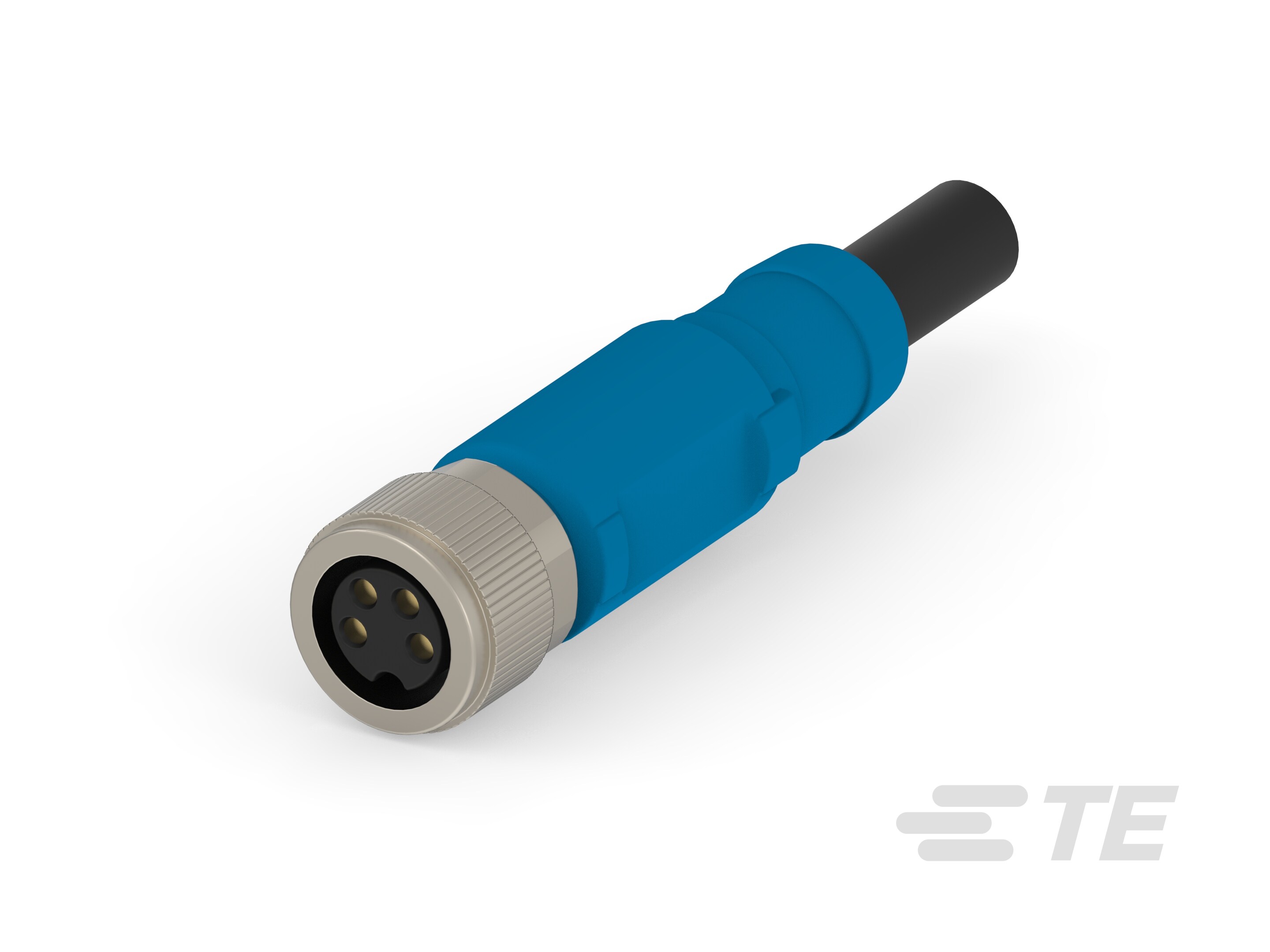 M8 CABLE ST FEMALE 1.5M 4POS PVC CABLE-T4061310004-003