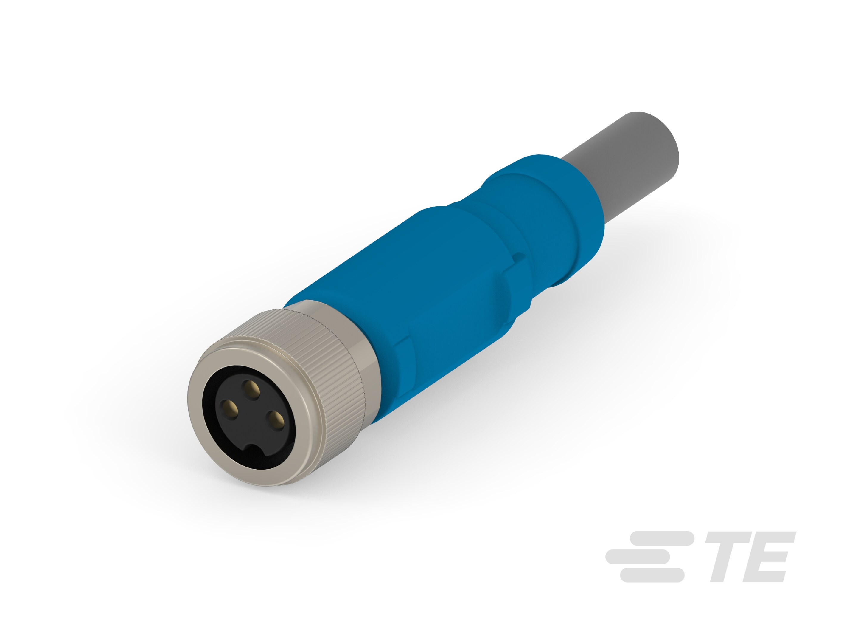 M8 CABLE ST FEMALE 3M 3POS PUR CABLE-T4061320003-004