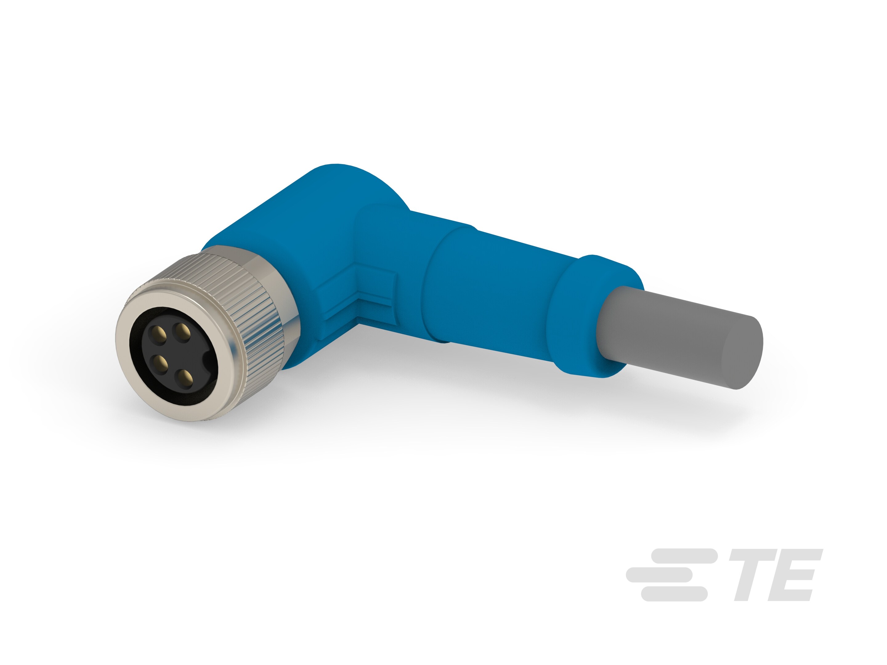M8 CABLE RA FEMALE 7M 4POS PUR CABLE-T4061420004-006