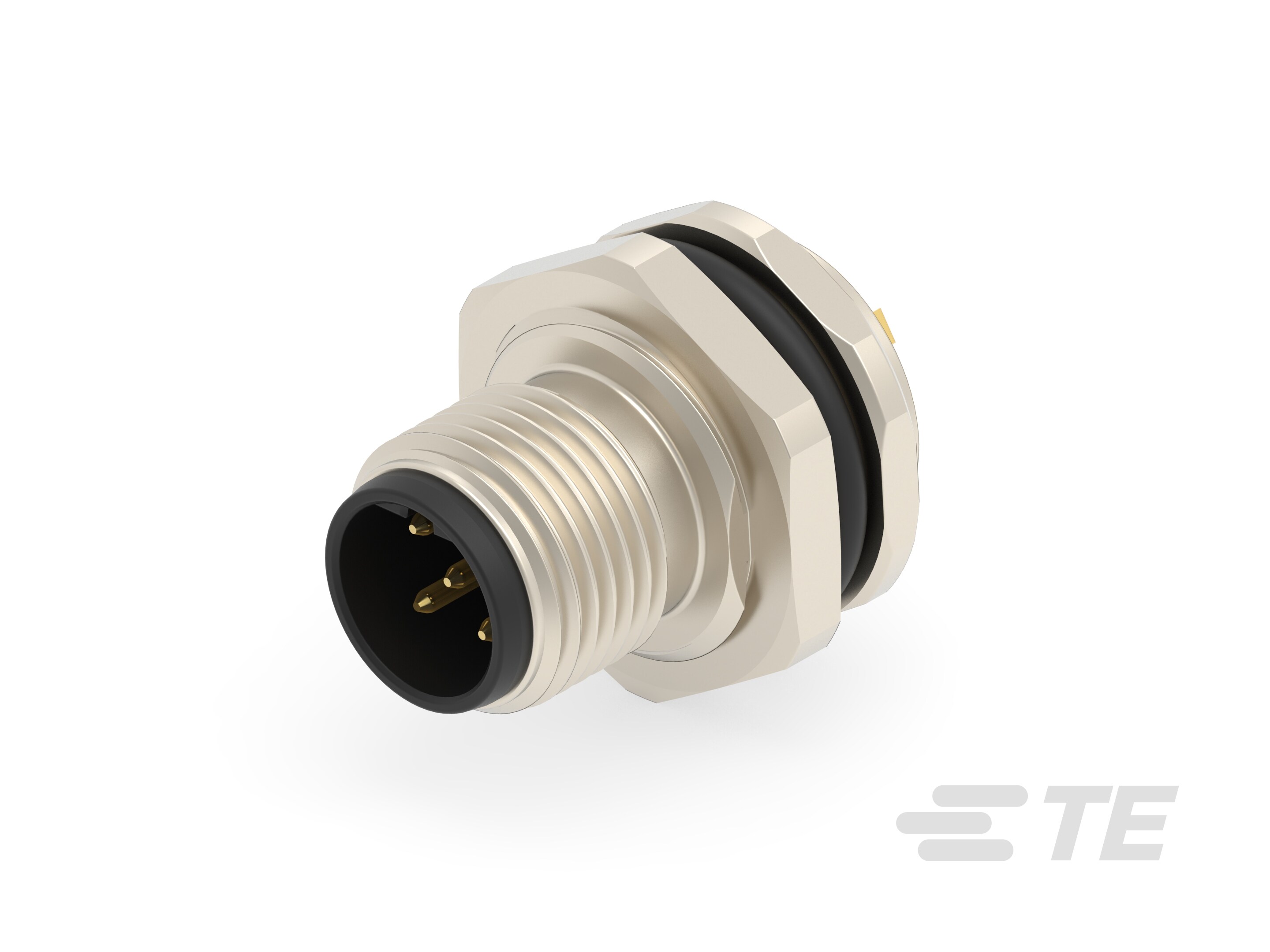 M12,REAR MOUNT,MALE,B,5P,SOLDER WIRE-T4130412051-000