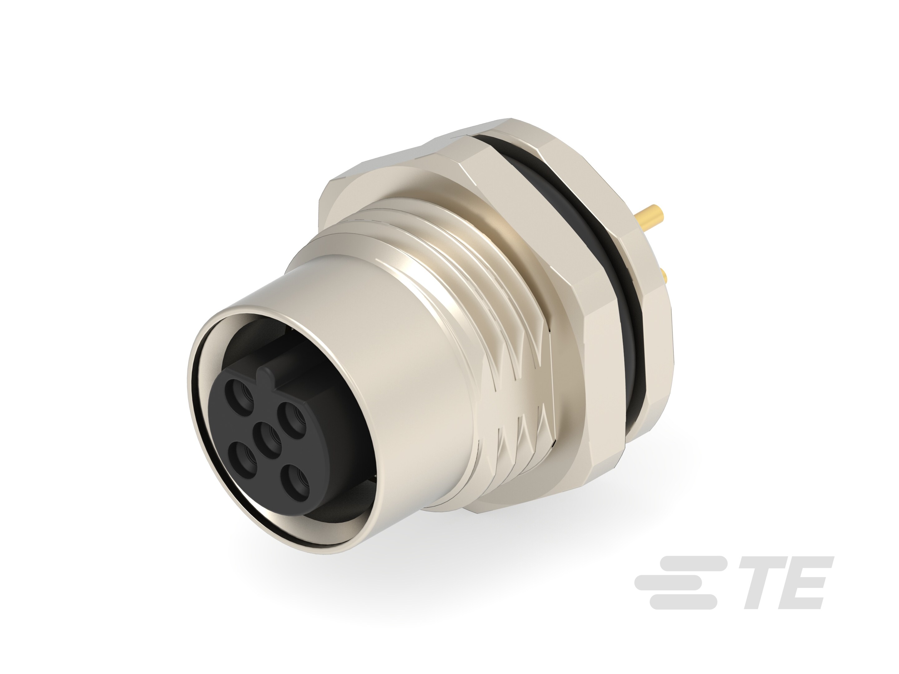 M12,REAR MOUNTING,FEMALE,B CODE,4P-T4141412041-000