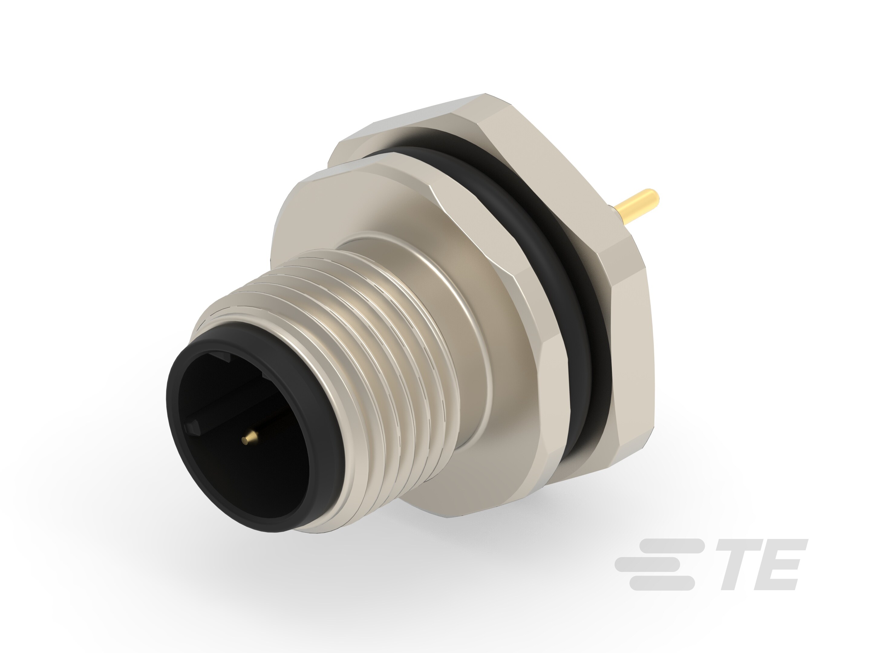 M12,FRONT MOUNTING,MALE,D CODE,2P-T4142512021-000