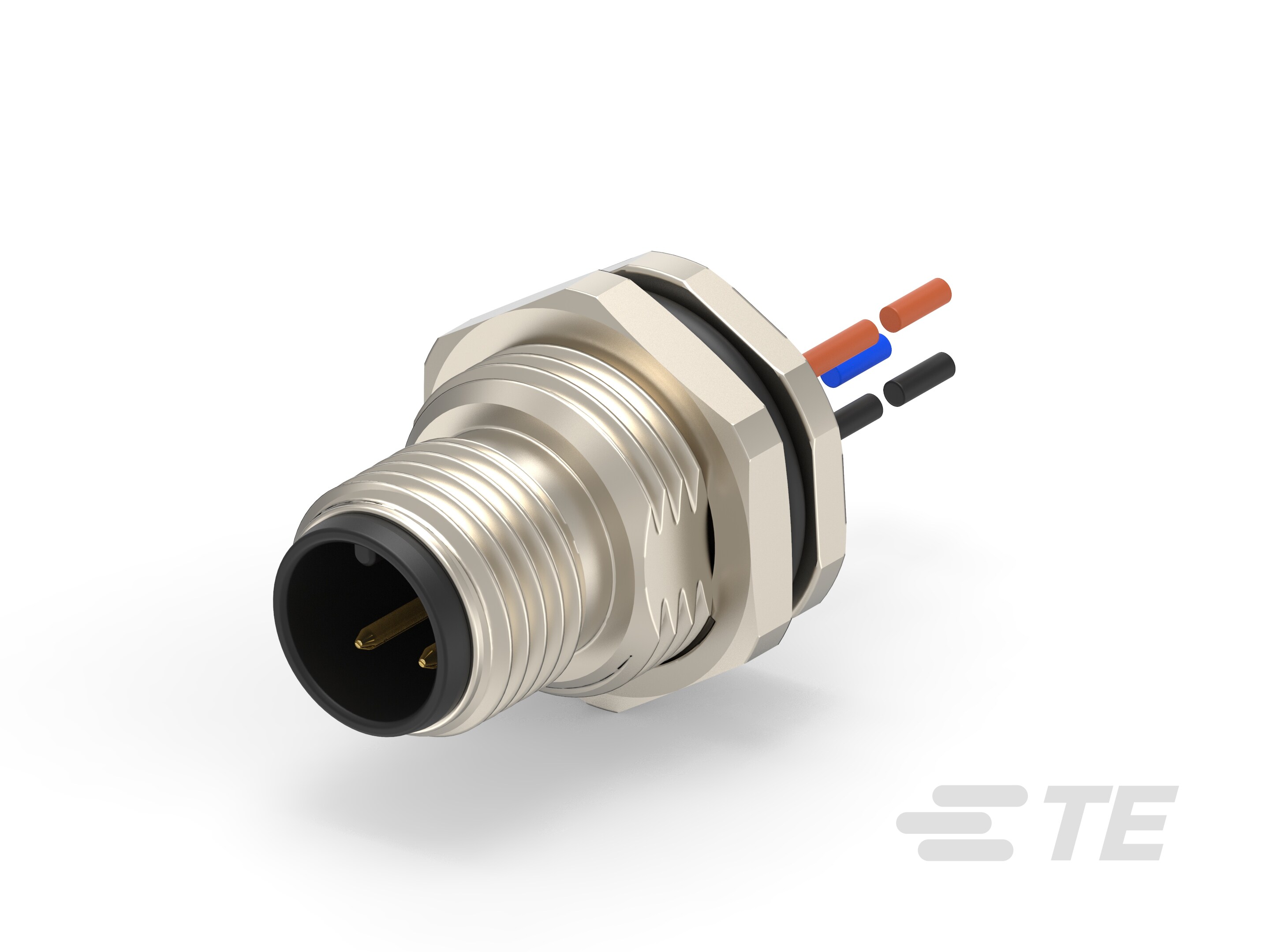 M12,REAR MOUNT,MALE,A,3P,0.5M WIRE-T4171010003-802