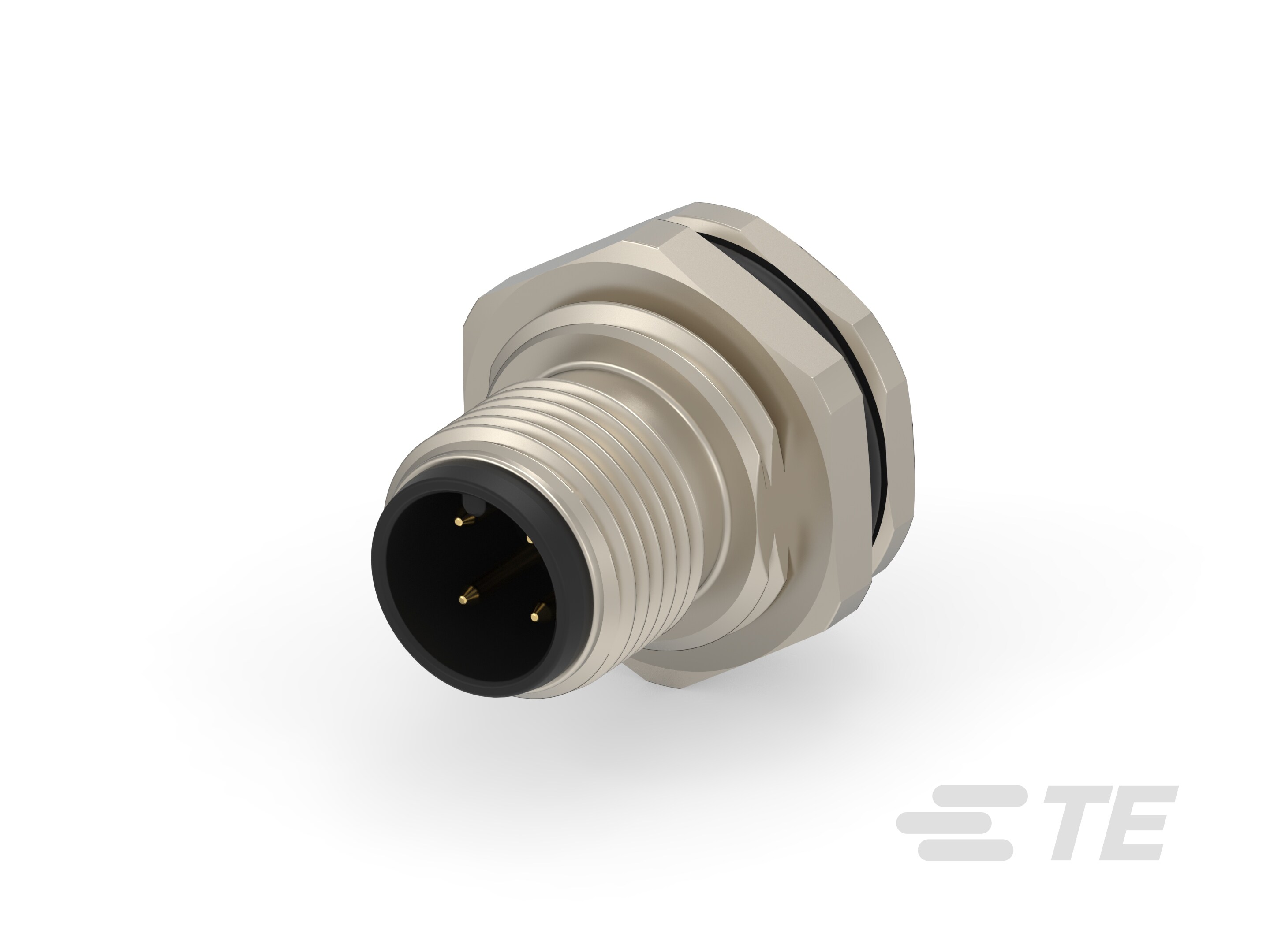 M12,REAR MOUNTING,MALE,A,4P,0.2M WIRE-T4171010004-001