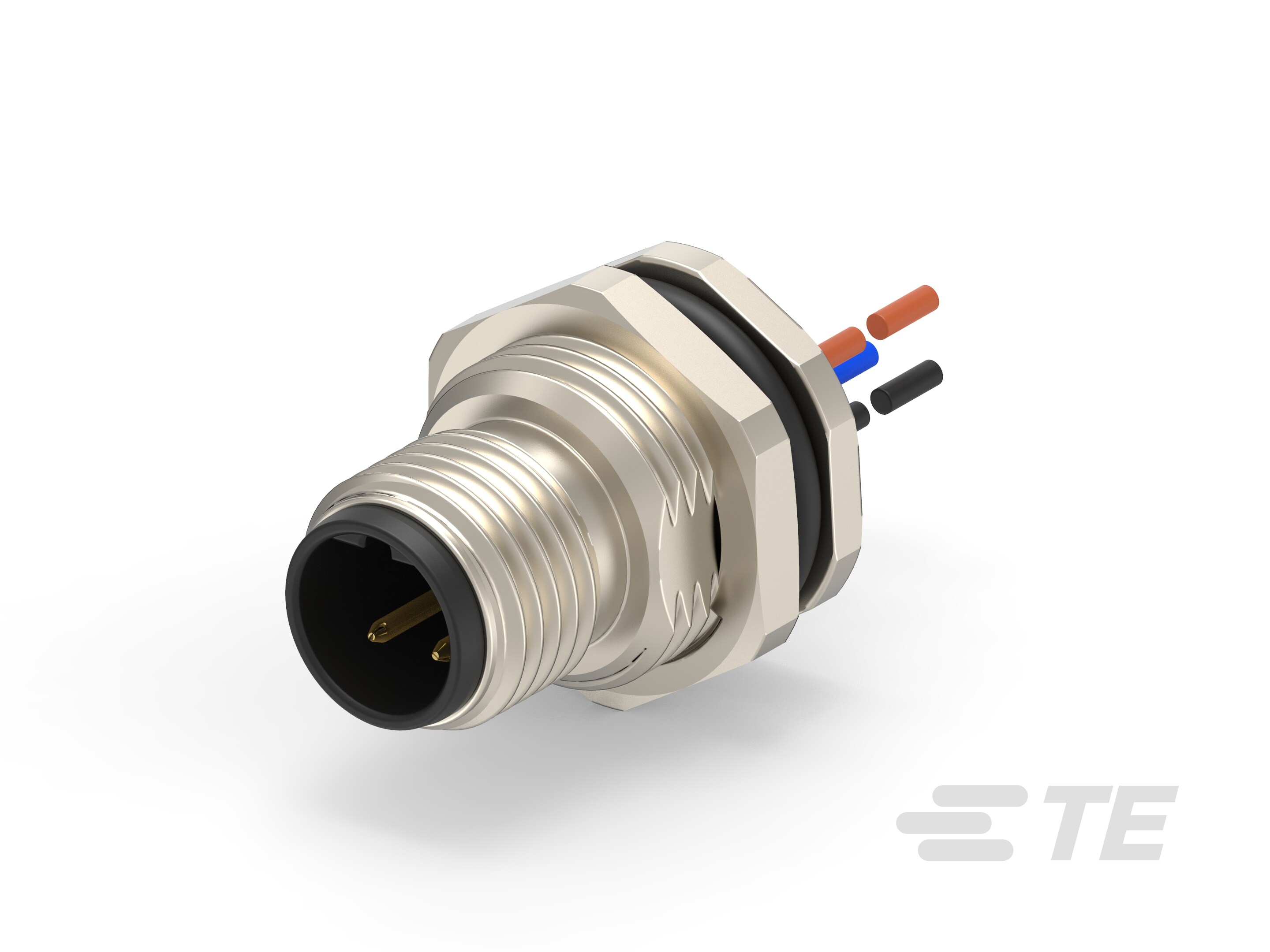M12,REAR MOUNT,MALE,B,3P,0.2M WIRE-T4171010403-801