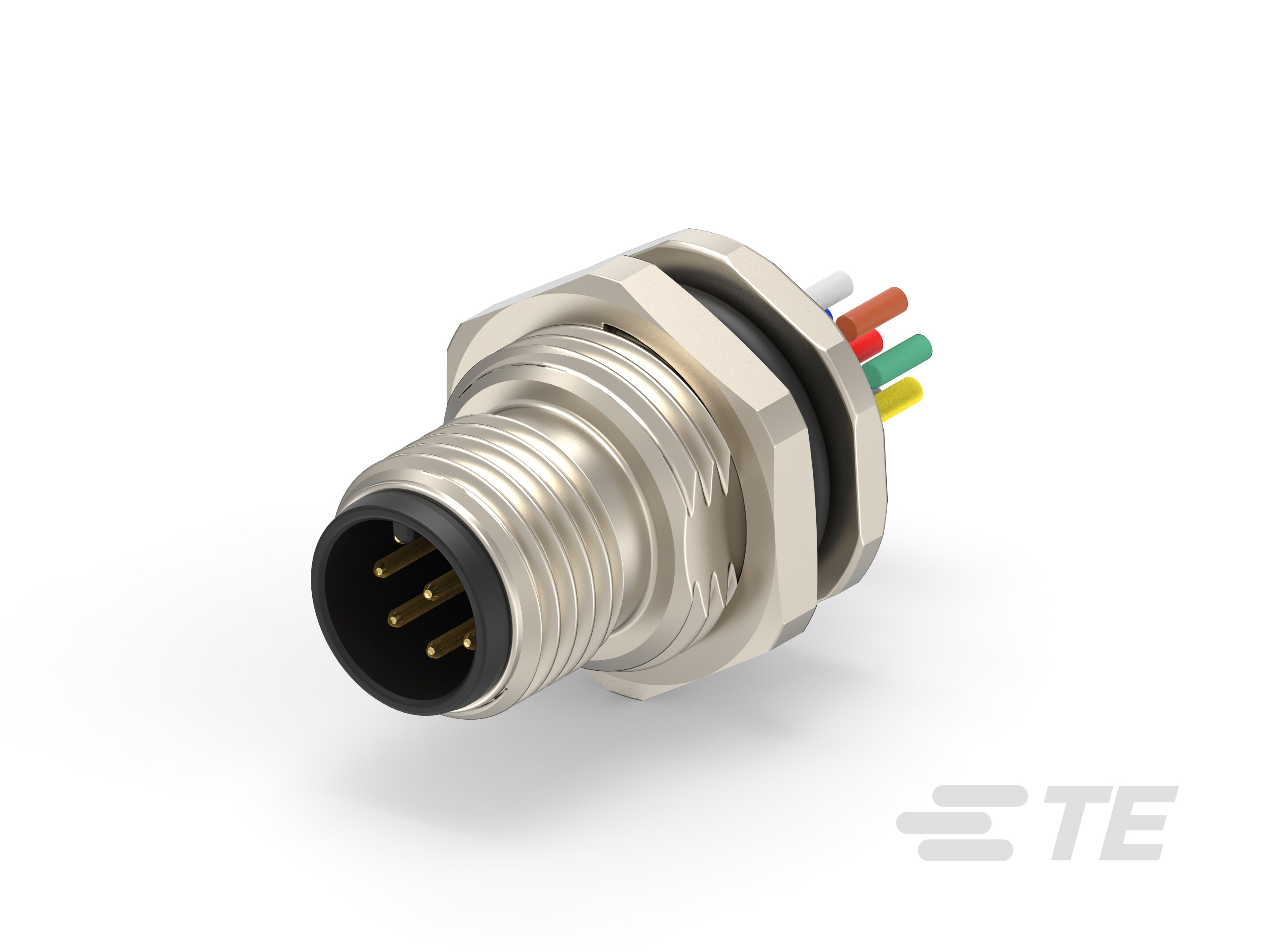 M12,REAR MOUNT,MALE,A,8P,0.5M WIRE-T4171020008-802