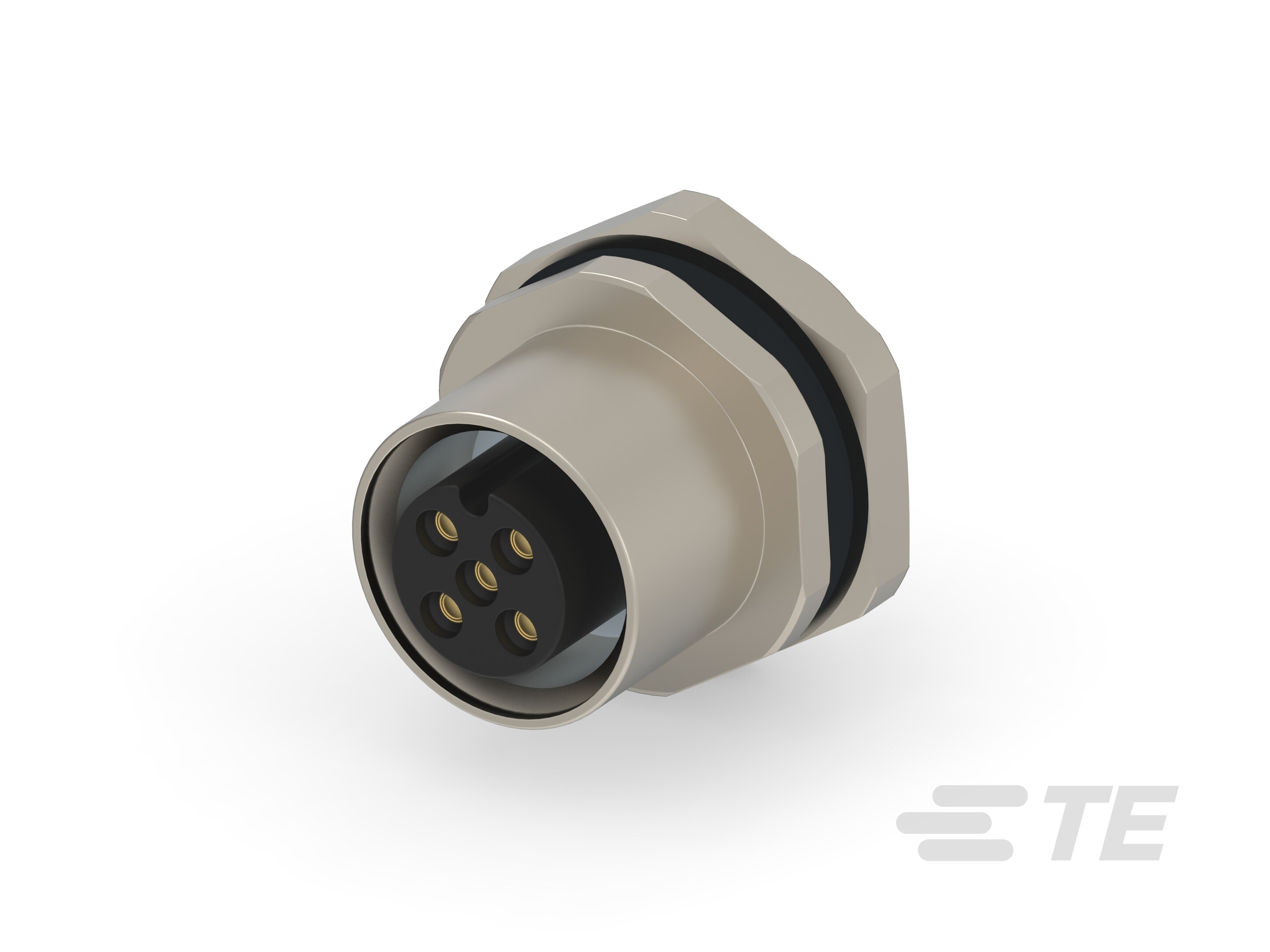 M12,FRONT MOUNTING,FEMALE,A,4P,0.2M WIRE-T4171310004-001