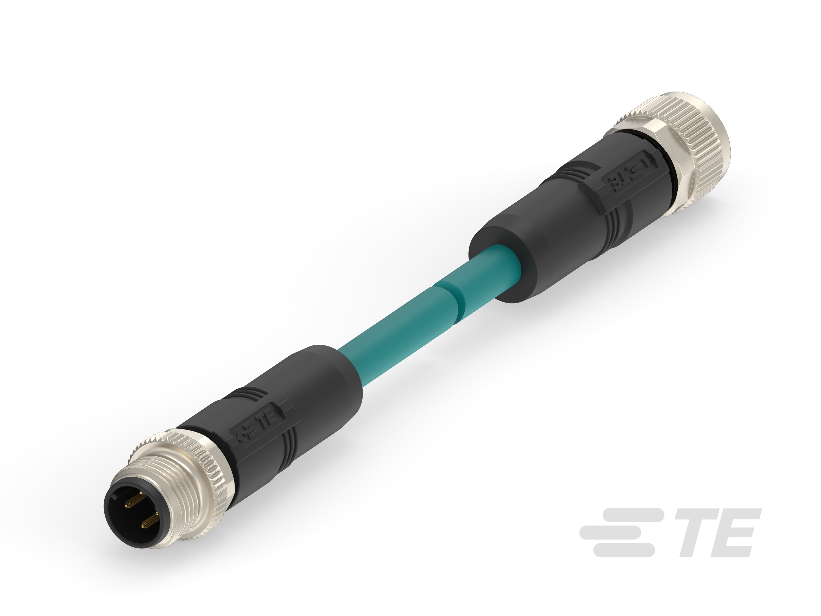 M12D4-MS-FS-TPE-24UNSH-TEAL-0.5M-TAD2453A201-001