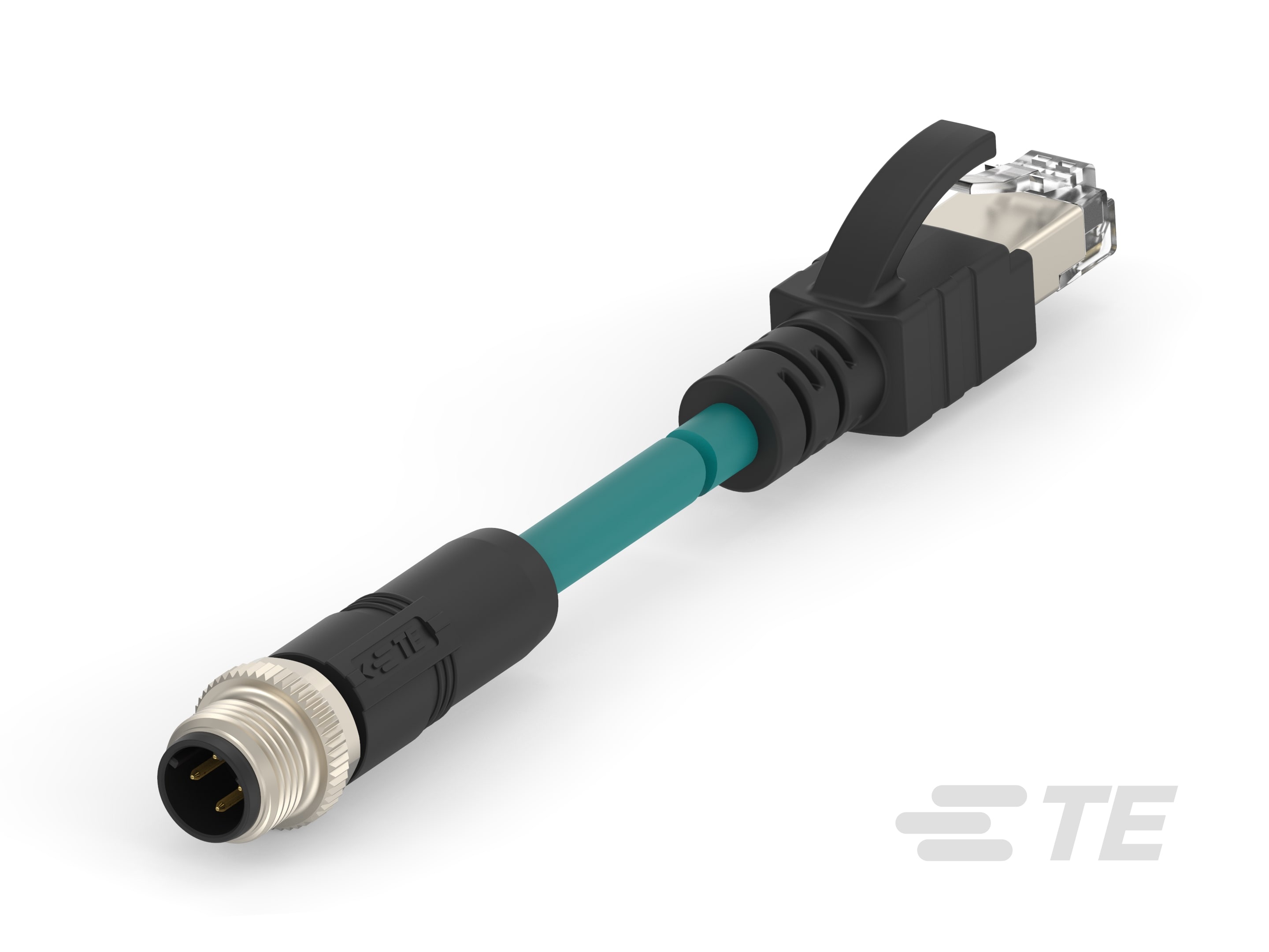M12D4-MS-RJ-TPE-24UNSH-TEAL-1.0M-TCD2473A201-002