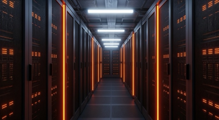 Data center aisle